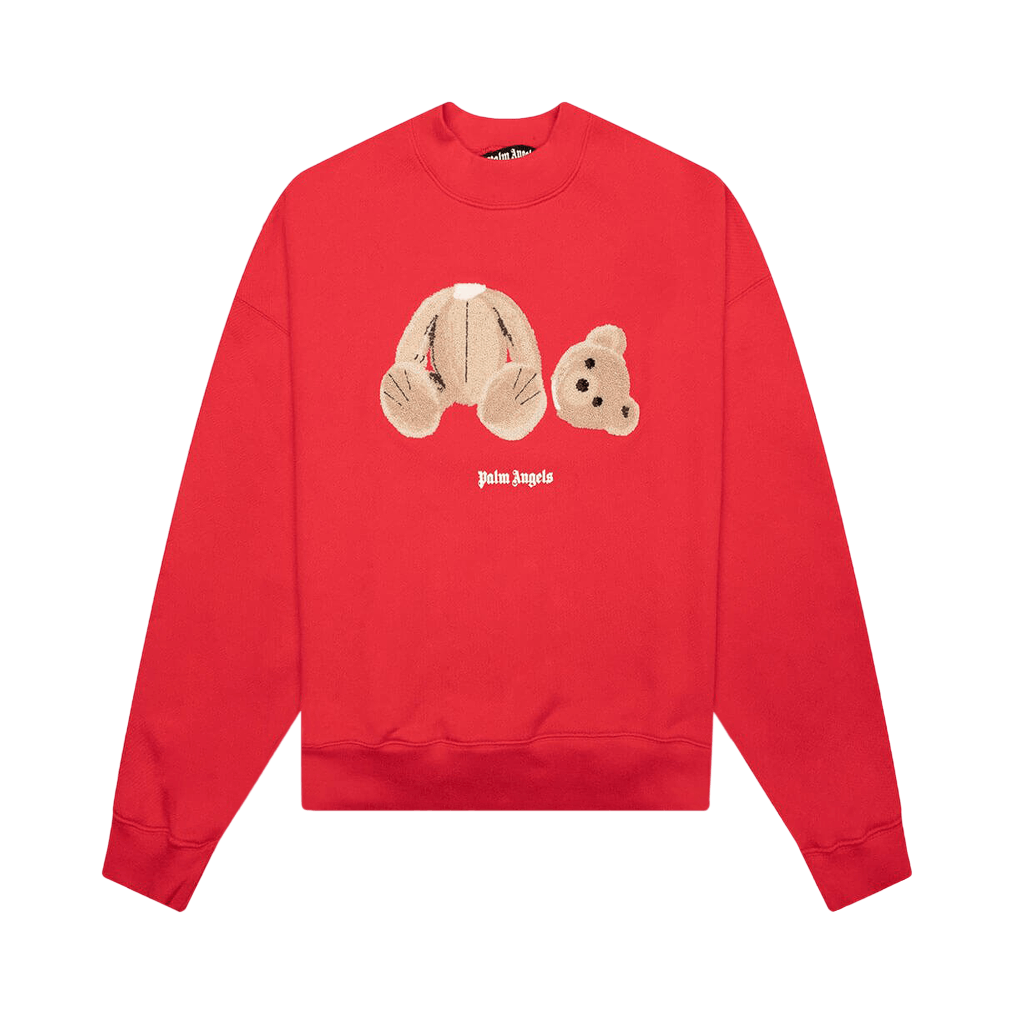 Palm Angels Bear Crew 'Red/Brown'