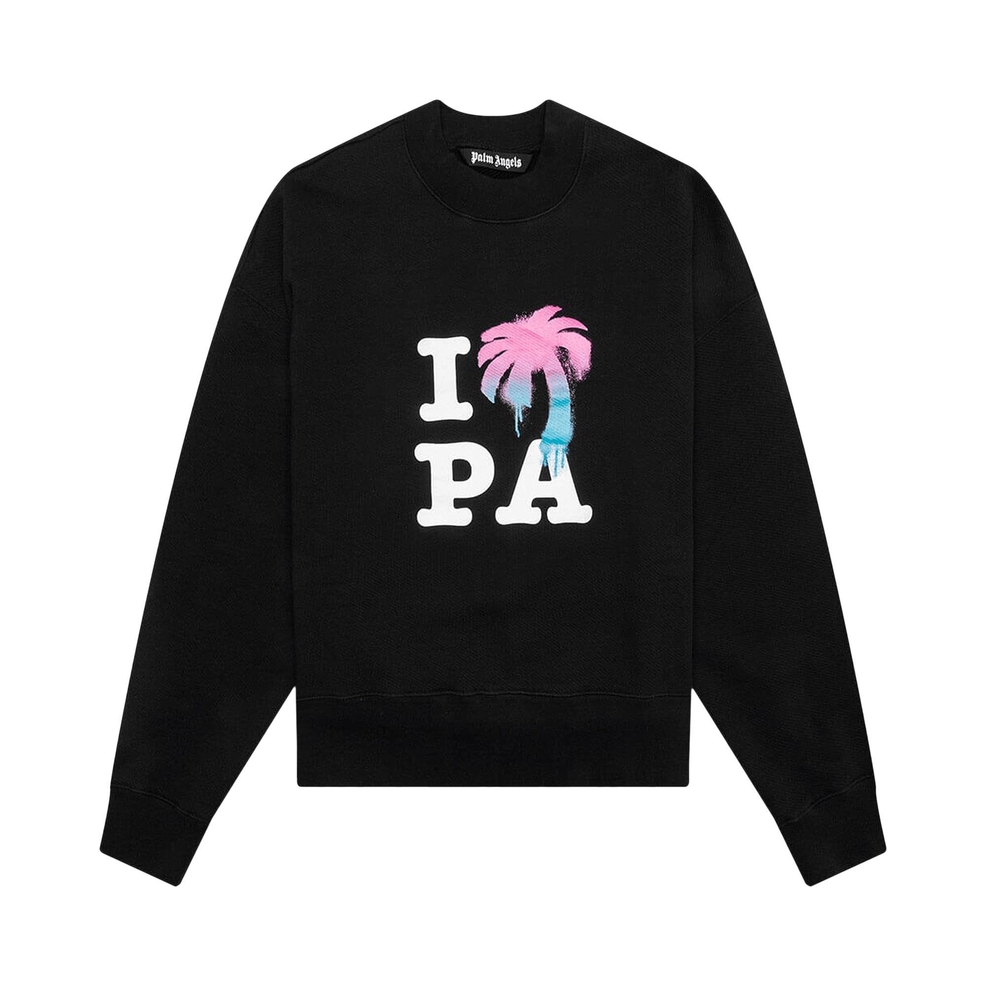 Palm Angels I Love PA Crew 'Black/Multicolor'