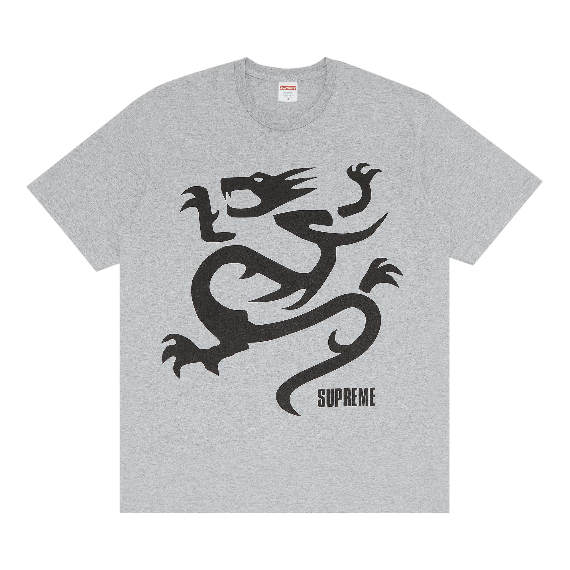 Supreme Mobb Deep Dragon Tee 'Heather Grey'