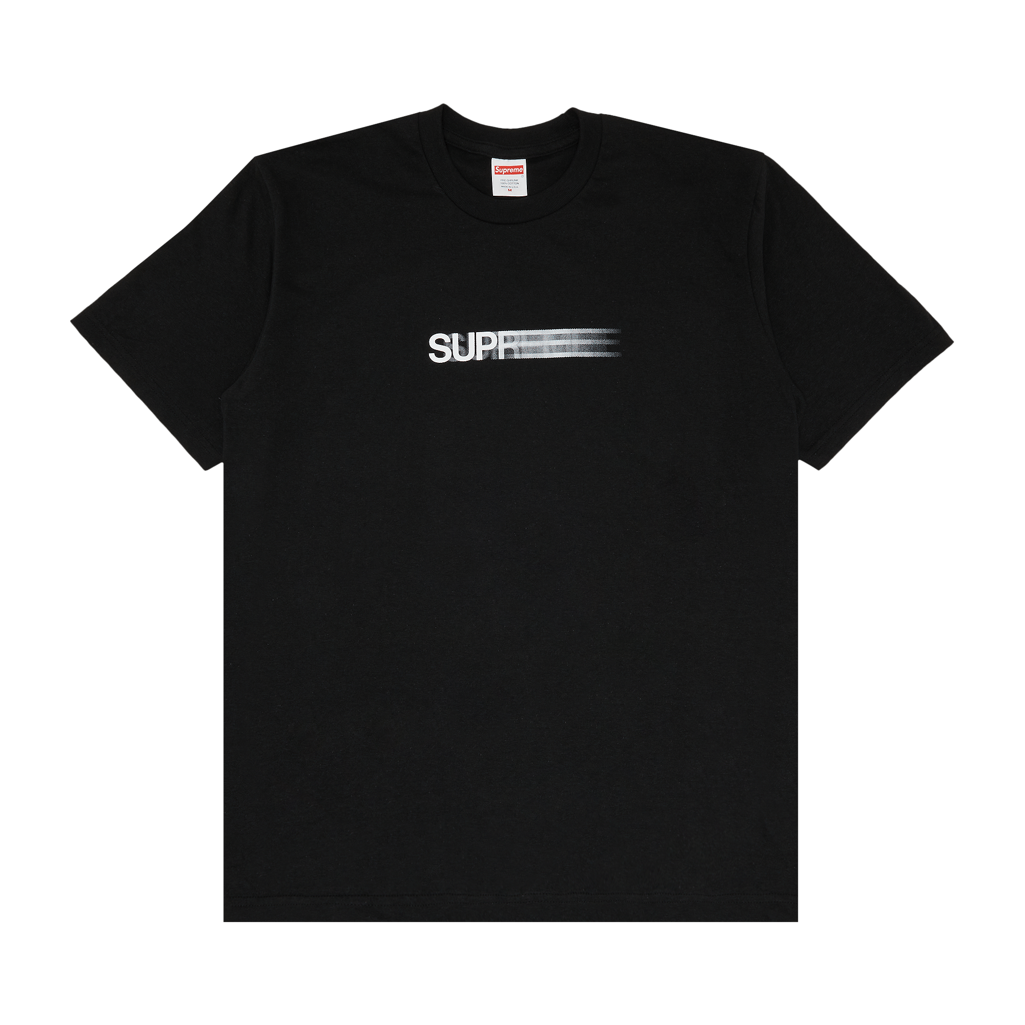 Supreme Motion Logo Tee 'Black'