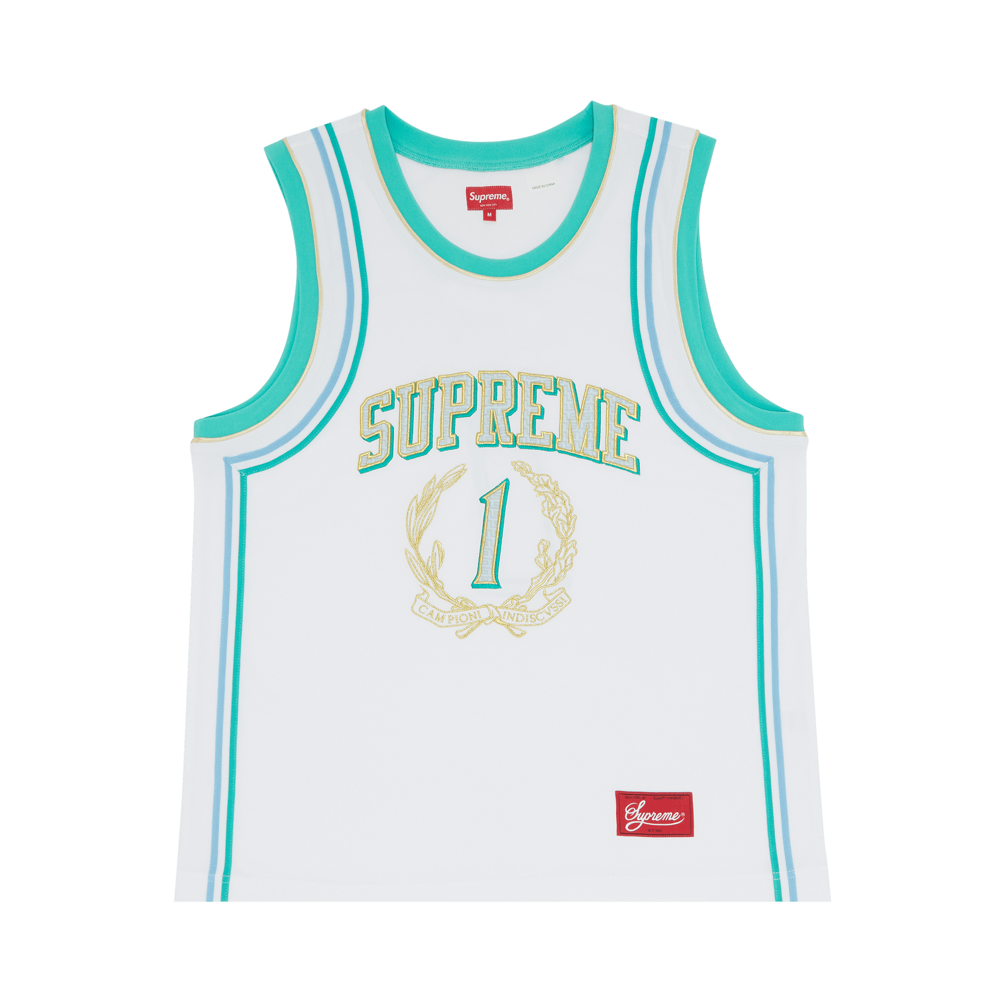 Supreme Campioni Basketball Jersey 'White'