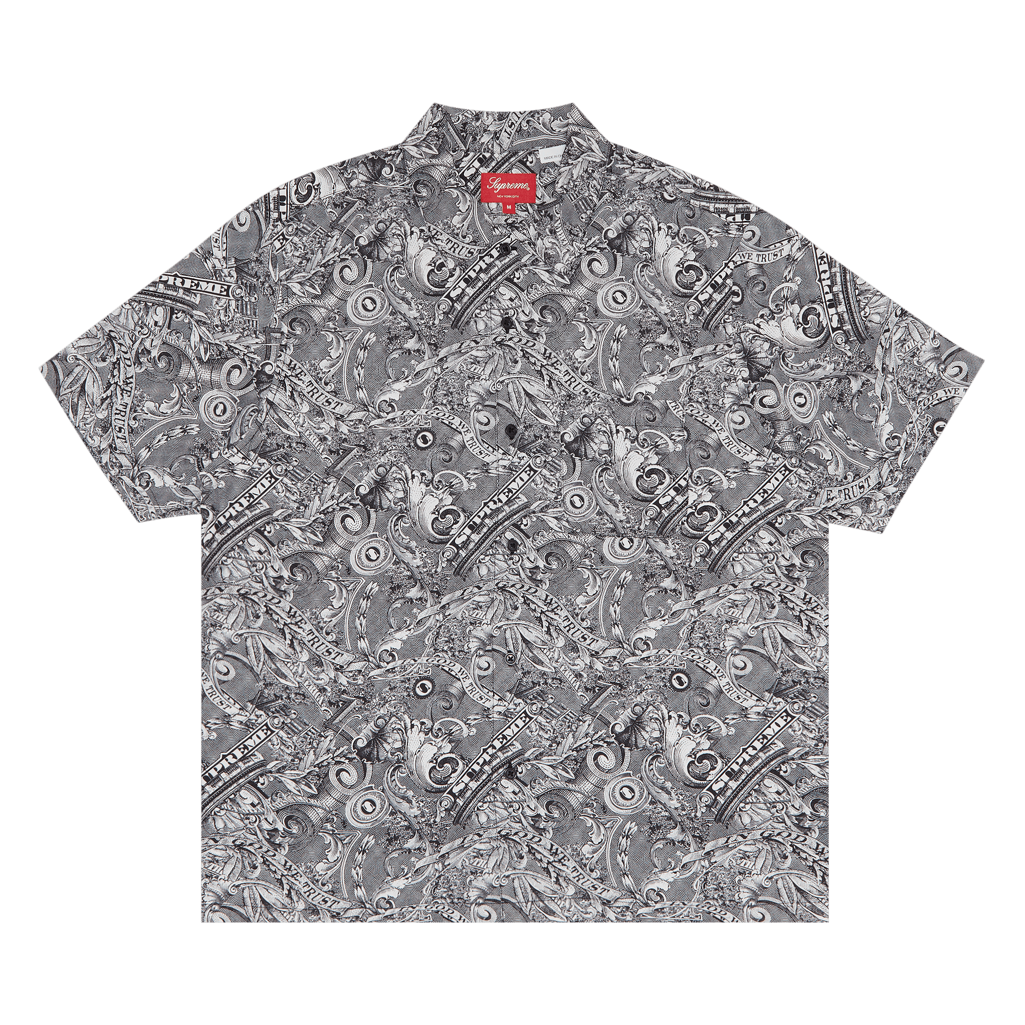 Supreme Dollar Short-Sleeve Shirt 'Black'