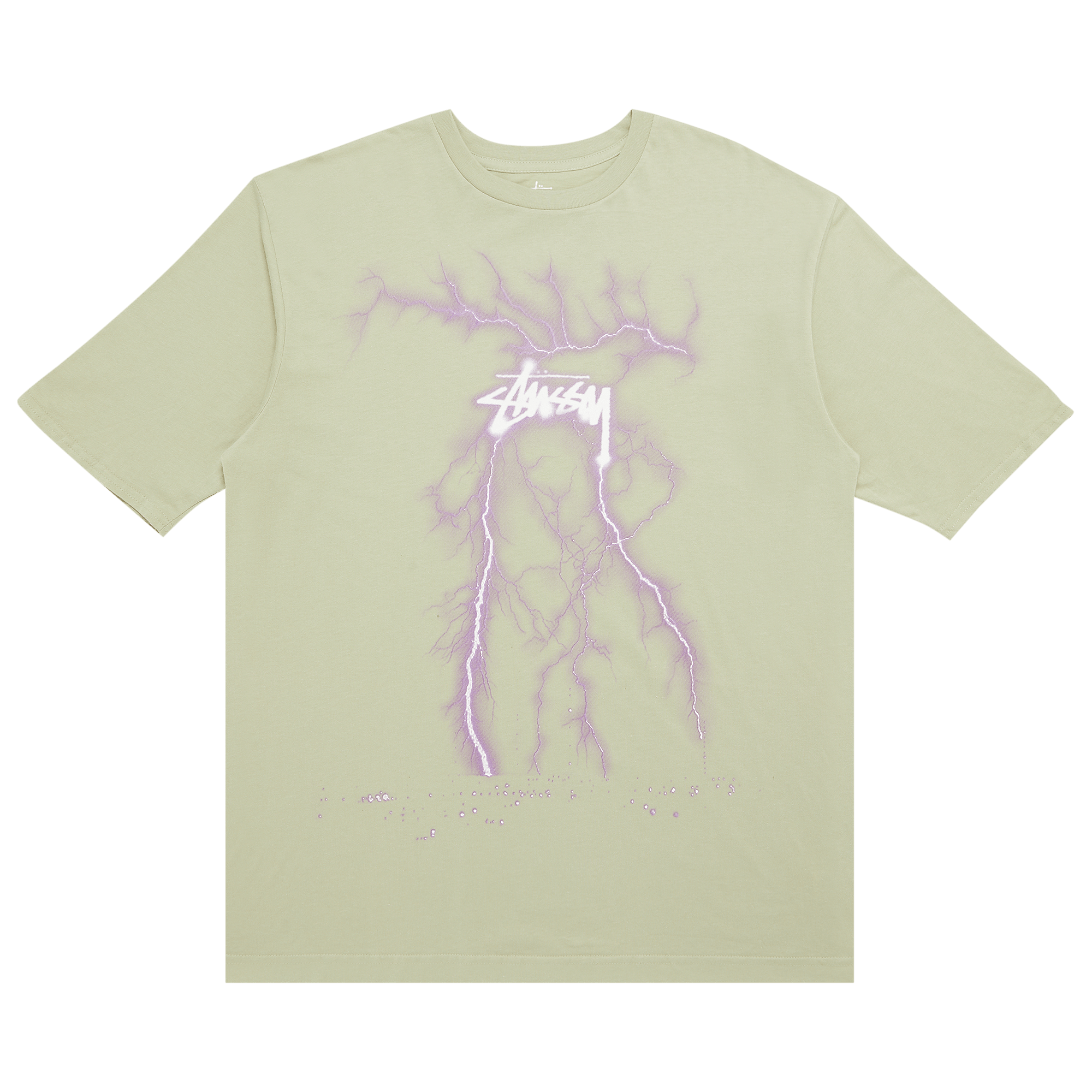 Stussy Stock Lightning Tee 'Sage'