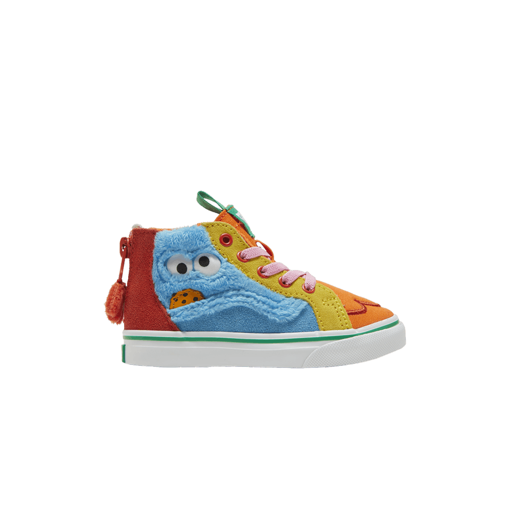 Sesame Street x Vans Sk8-Hi Zip Toddler 'Cookie Monster'