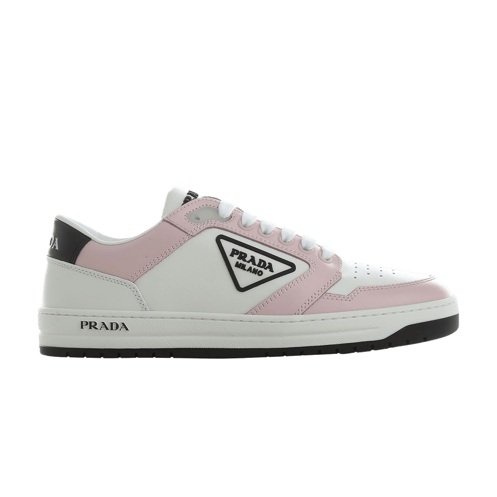 Prada Wmns District Leather Sneaker Low 'Alabaster'