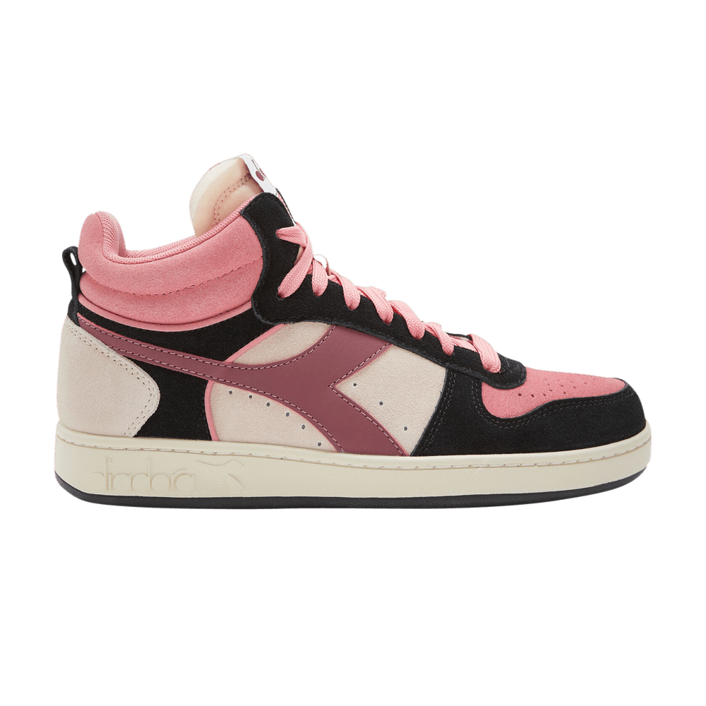 Diadora Wmns Magic Basket Demi Suede 'Black Silver Peony'