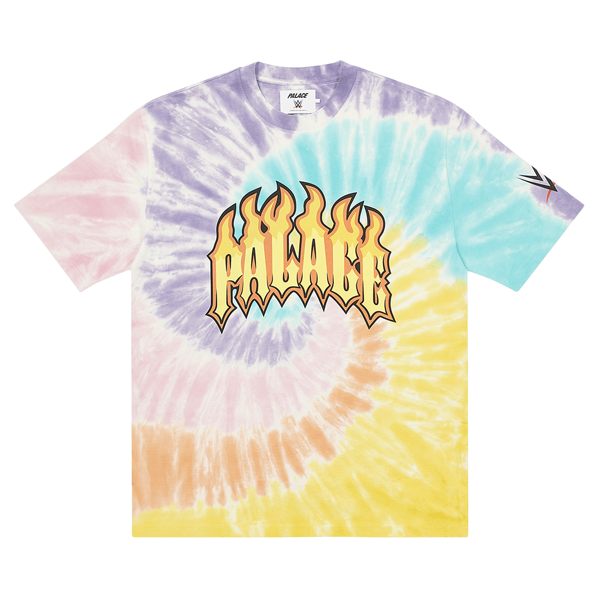 Palace x WWE Dude T-Shirt 'Tie-Dye'
