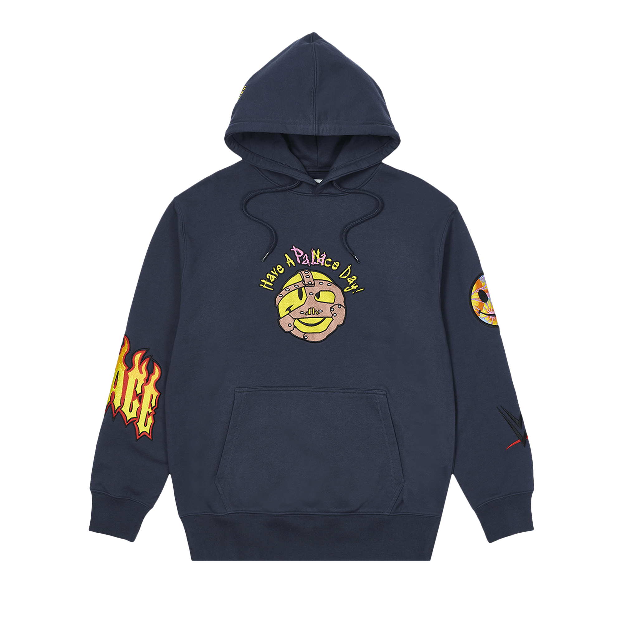 Palace x WWE Love Hood 'Navy'