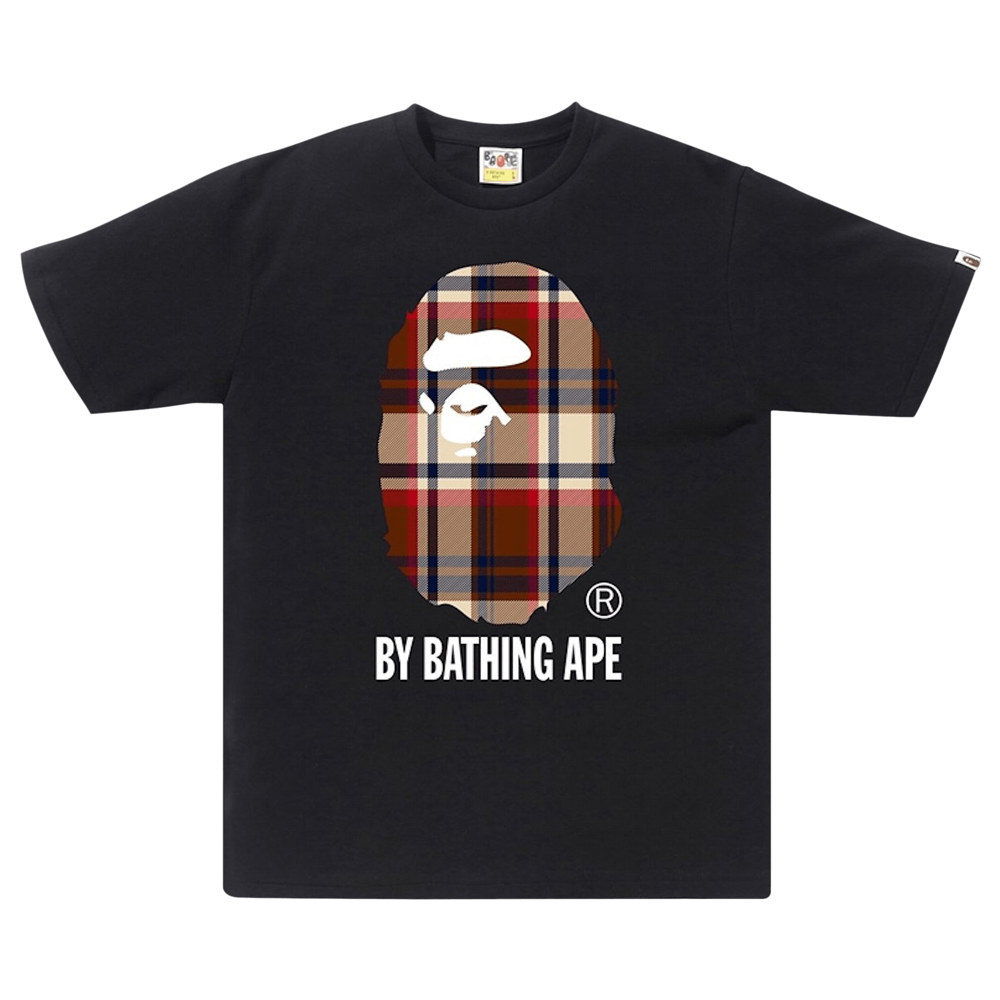 BAPE Check By Bathing Ape Tee 'Black/Red'