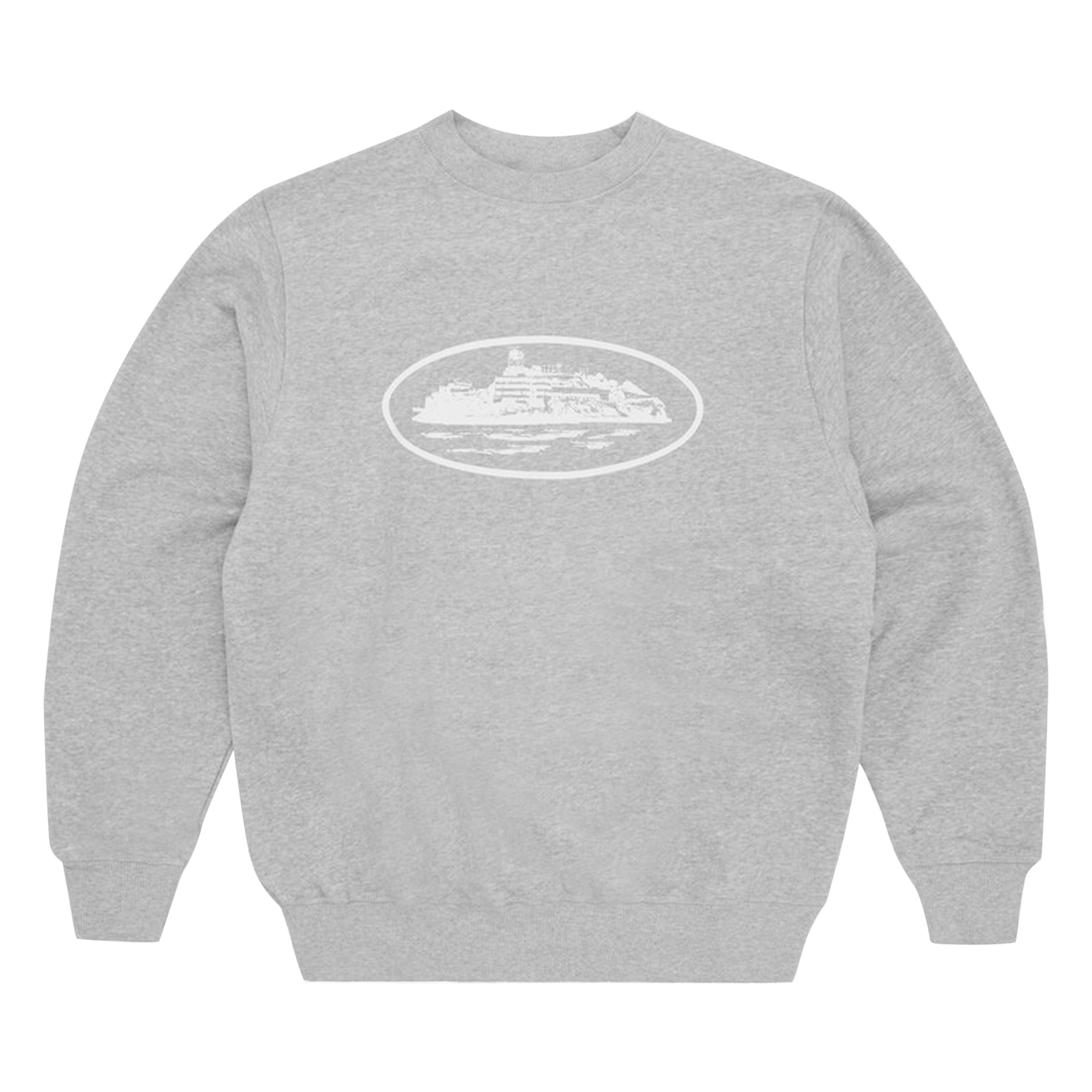 Corteiz OG Alcatraz Sweatshirt 'Heather Grey'