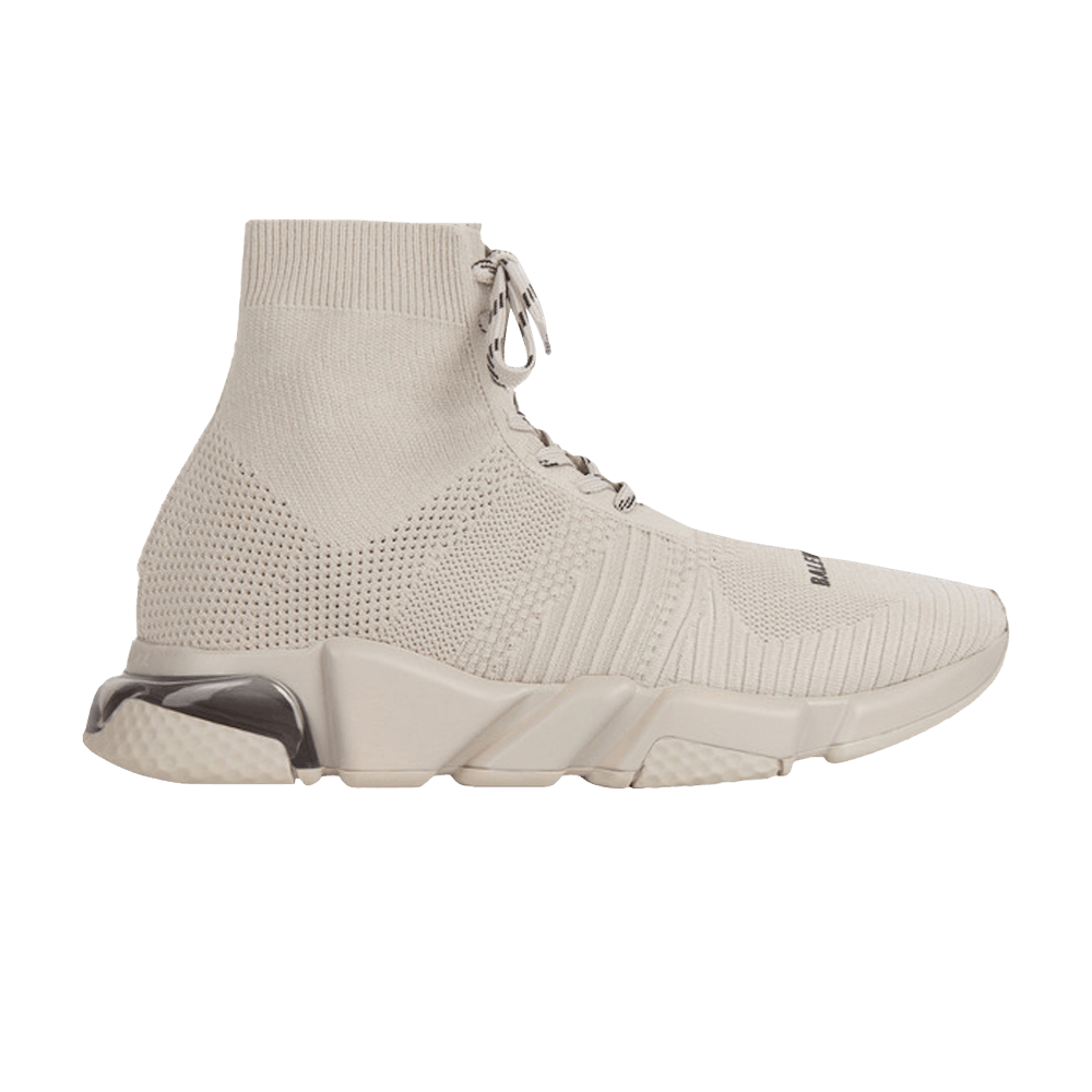 Balenciaga Speed Lace Up Trainer High 'Clear Sole - Sand'