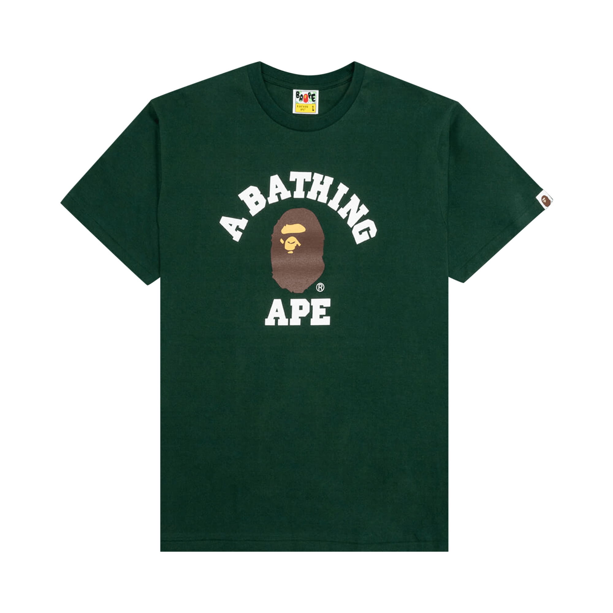 BAPE College Tee 'Green'