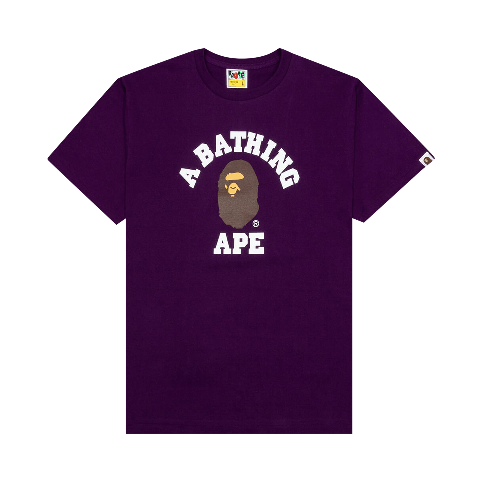 BAPE College Tee 'Purple'
