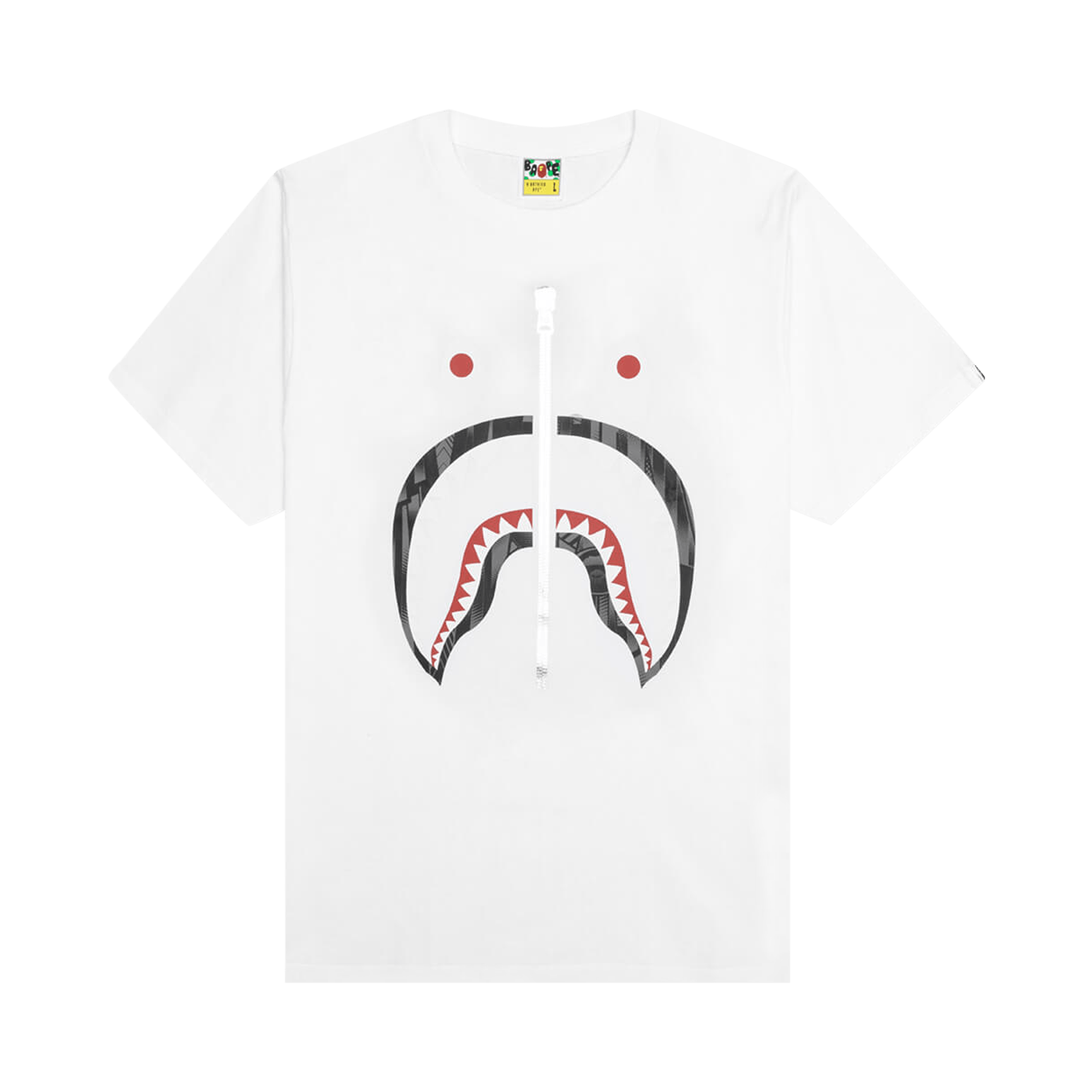 BAPE Speed Racer Shark Tee 'White'