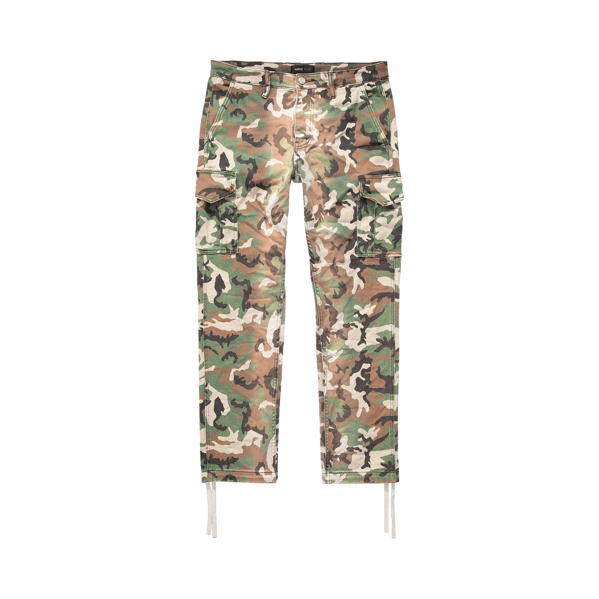 PURPLE BRAND Twill Cargo Pants 'Multicolor'