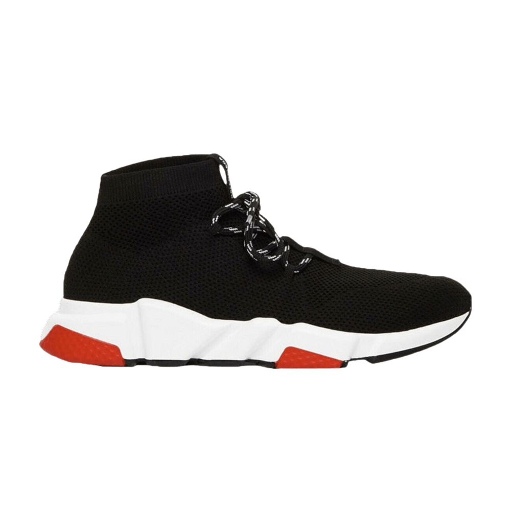 Balenciaga Speed Lace Up Trainer 'Black Red'