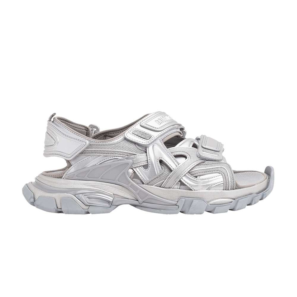 Balenciaga Track Sandal 'Silver Metallic'