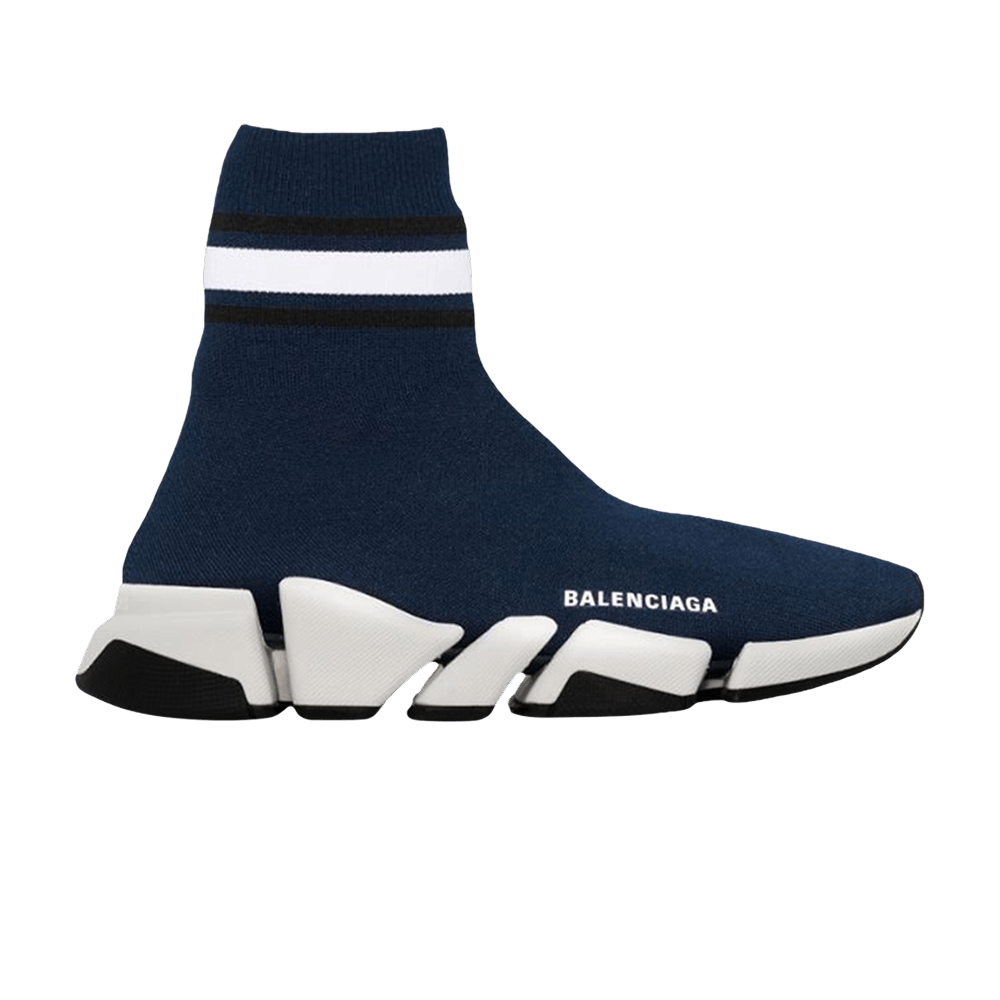 Balenciaga Wmns Speed 2.0 Trainer 'Striped - Navy'