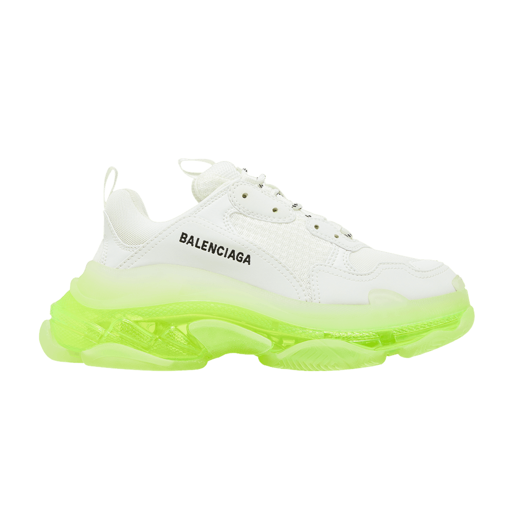 Balenciaga Wmns Triple S Sneaker 'Clear Sole - White Fluo Yellow'
