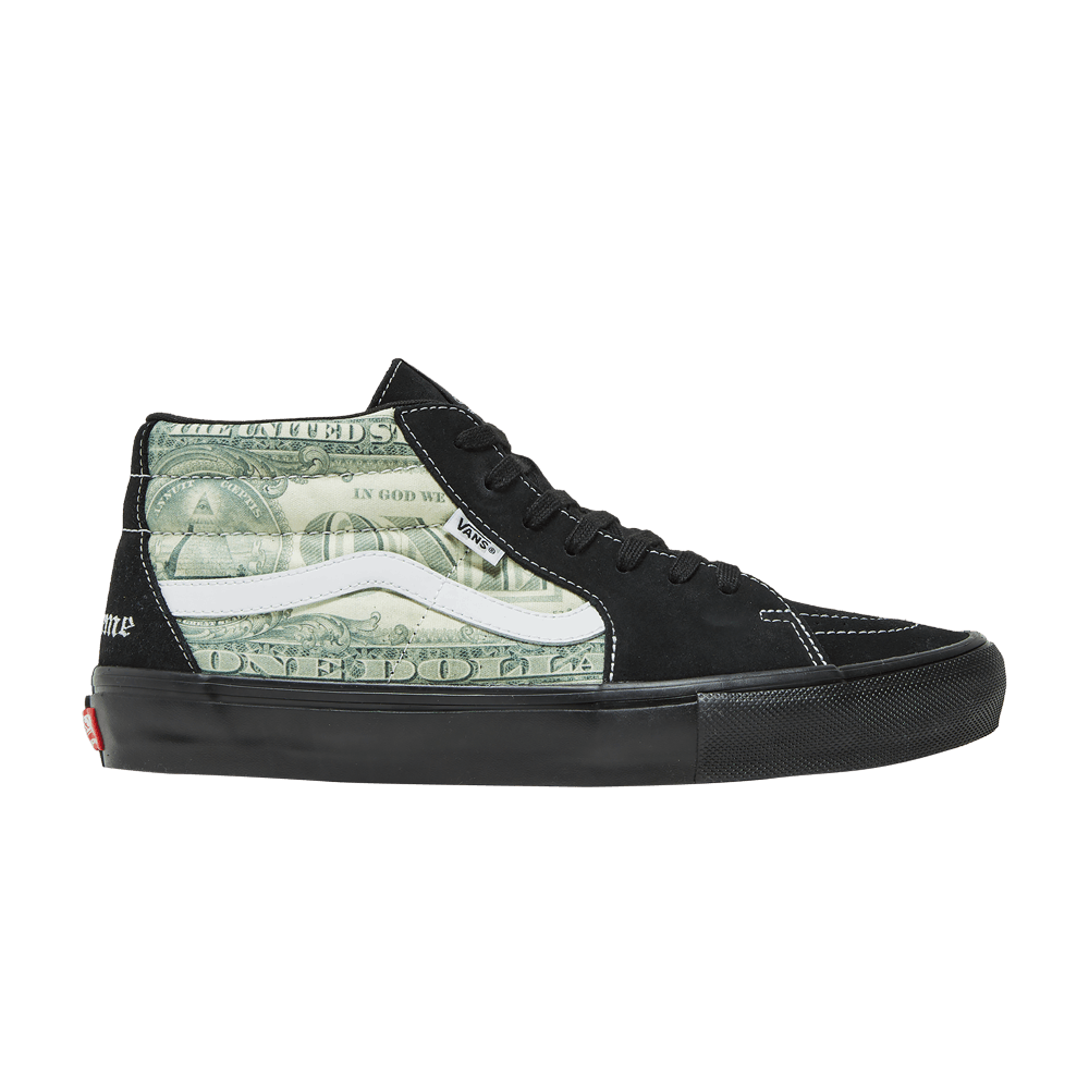 Buy Supreme x Skate Grosso Mid 'Dollar Bill - Black' - VN0A5FCGBMA | GOAT