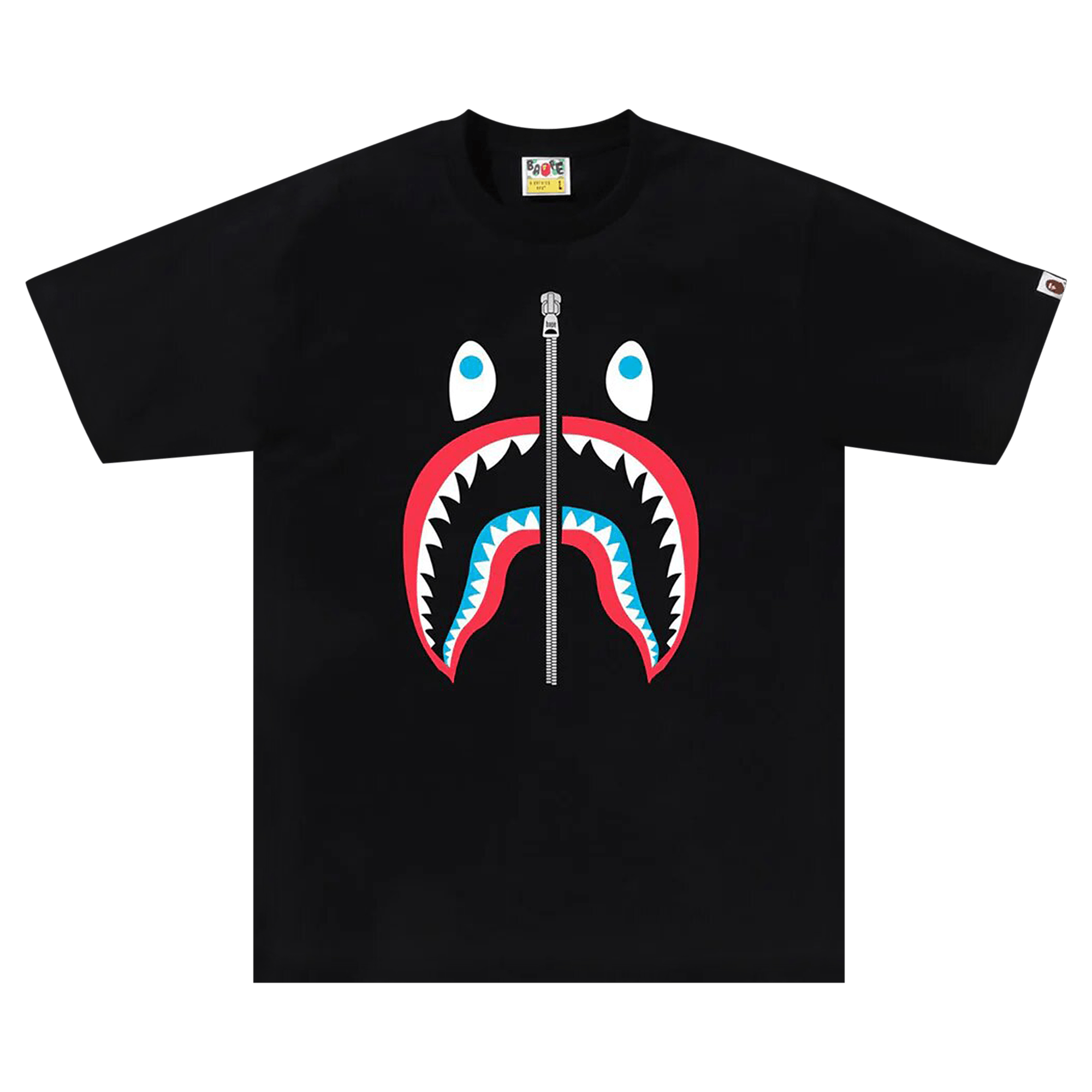 BAPE Colors Shark Tee 'Black'