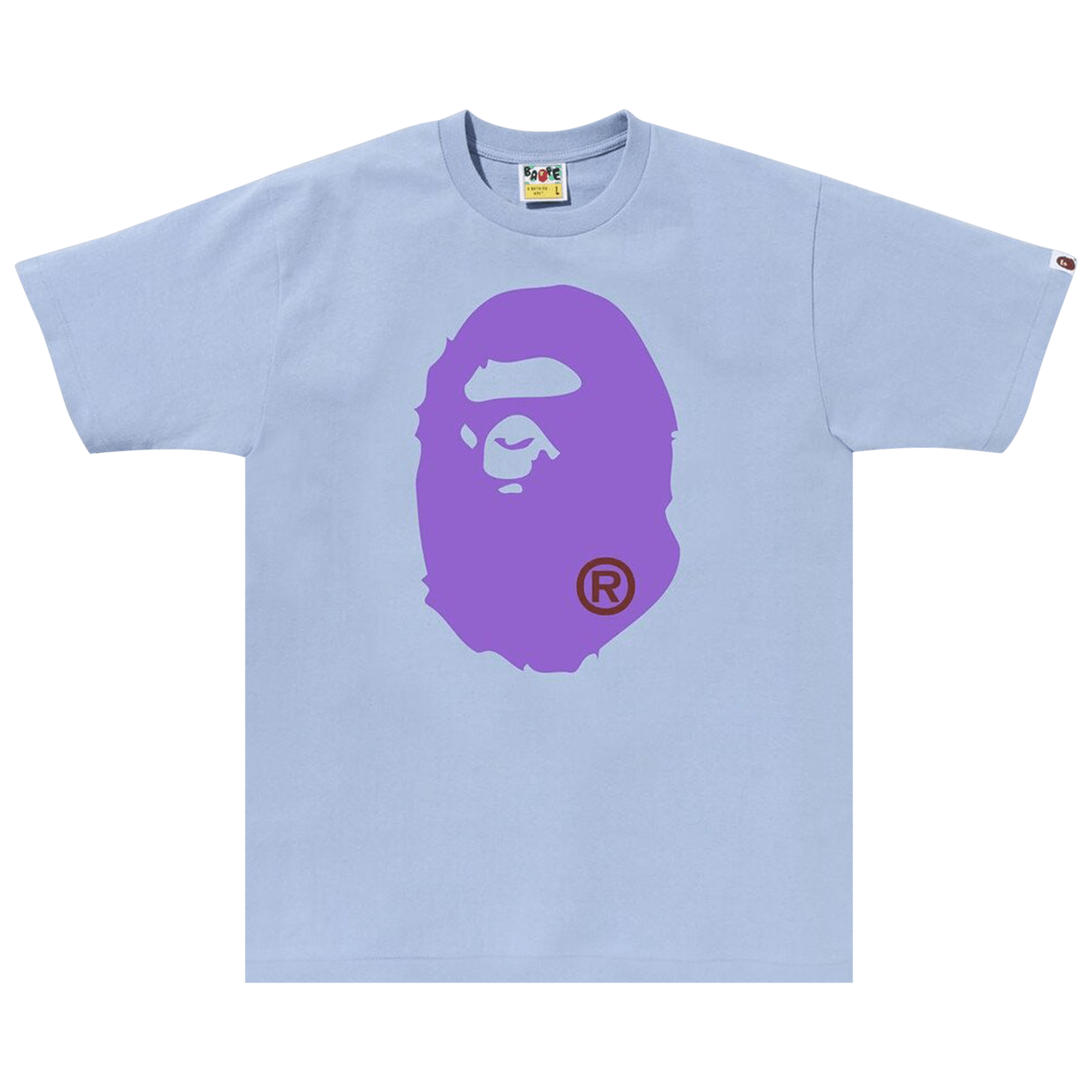 BAPE Colors Big Ape Head Tee 'Sax'