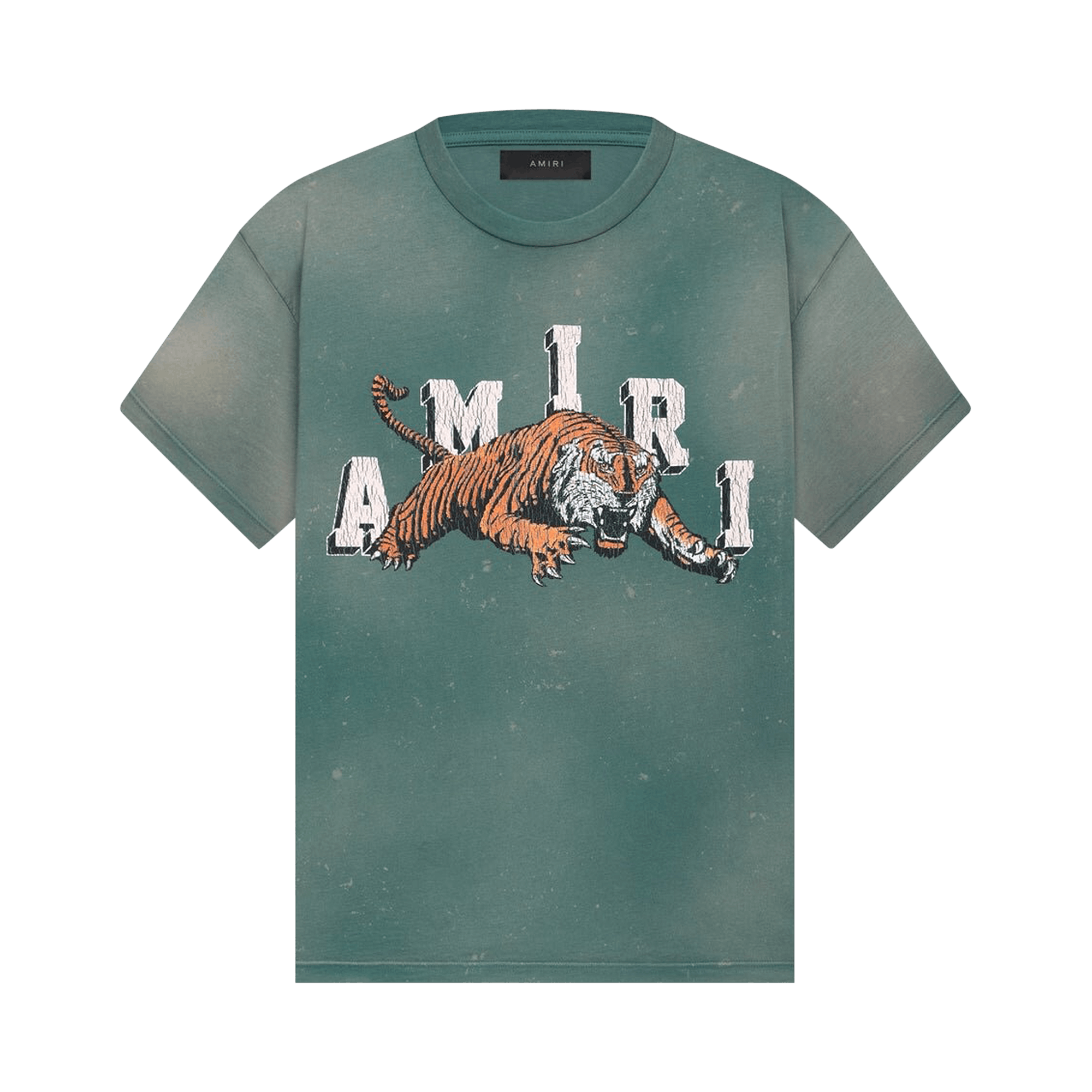 Amiri Vintage Tiger Tee 'Green'