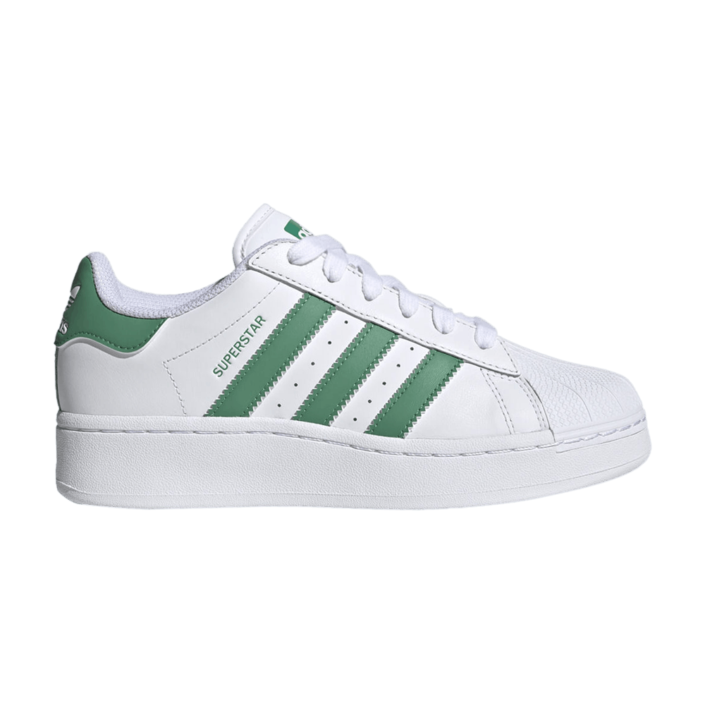 adidas Wmns Superstar XLG 'White Semi Court Green'