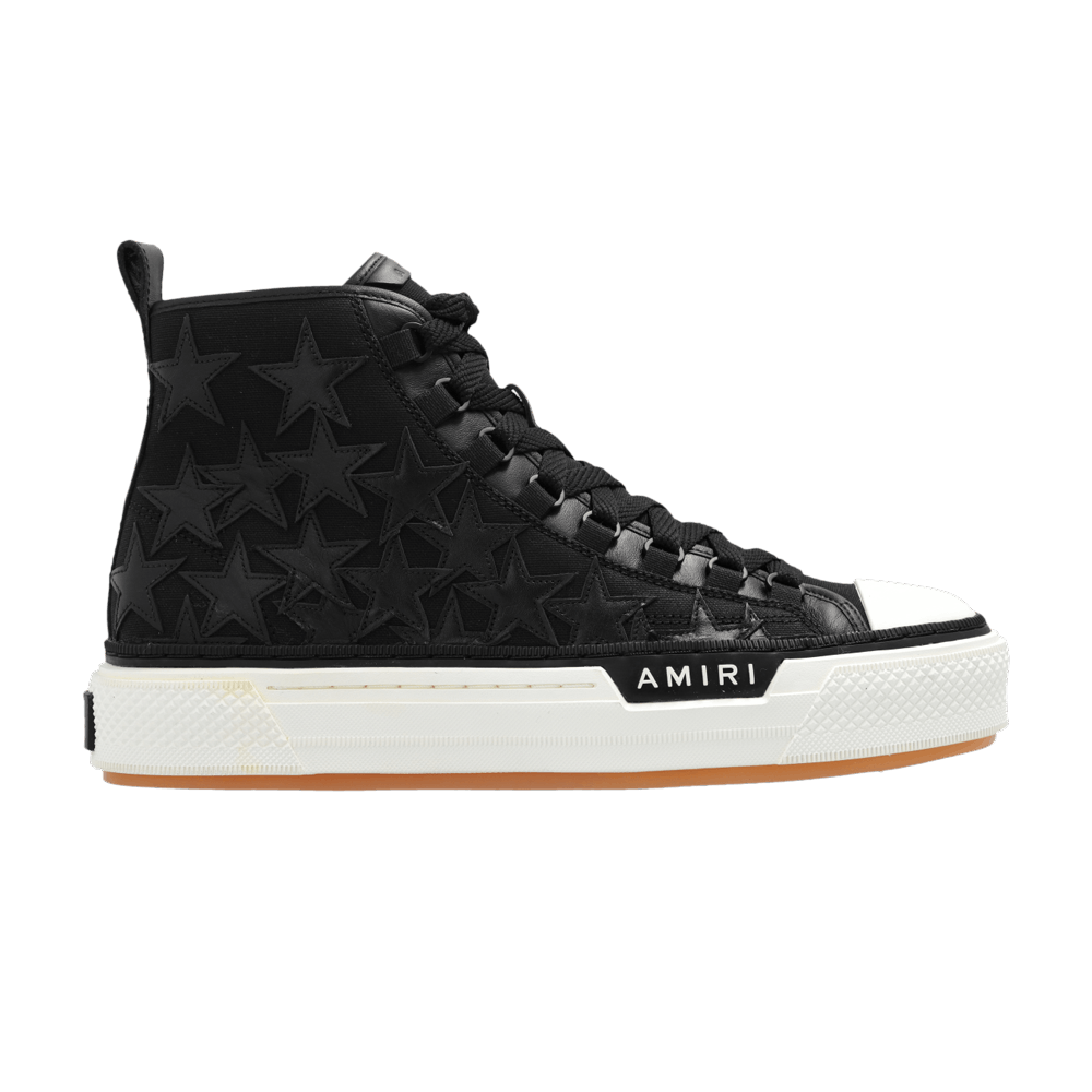 Buy Amiri Stars Court High 'Black' - PXMFS003 004 | GOAT
