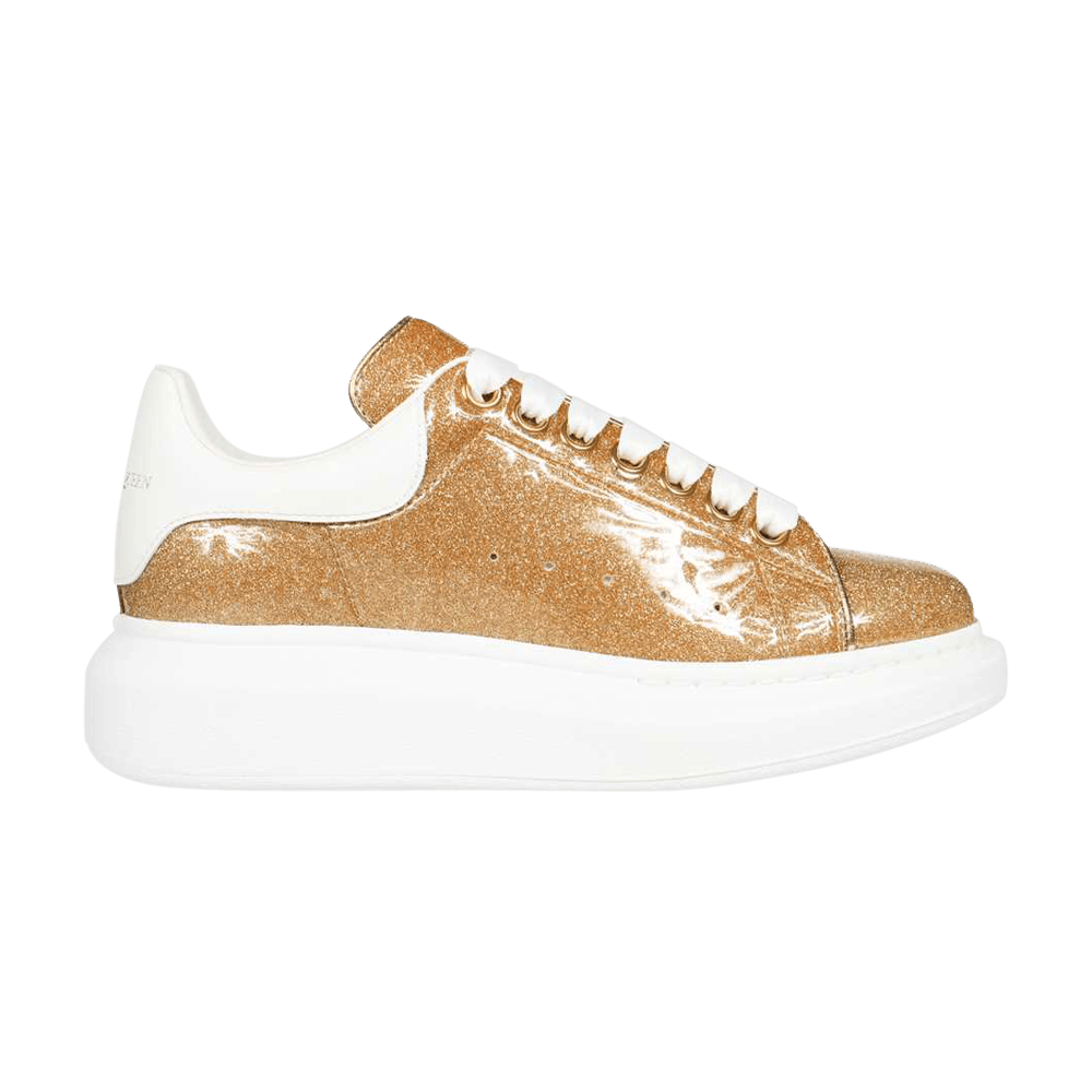 Alexander McQueen Wmns Oversized Sneaker 'Rose Gold Glitter'