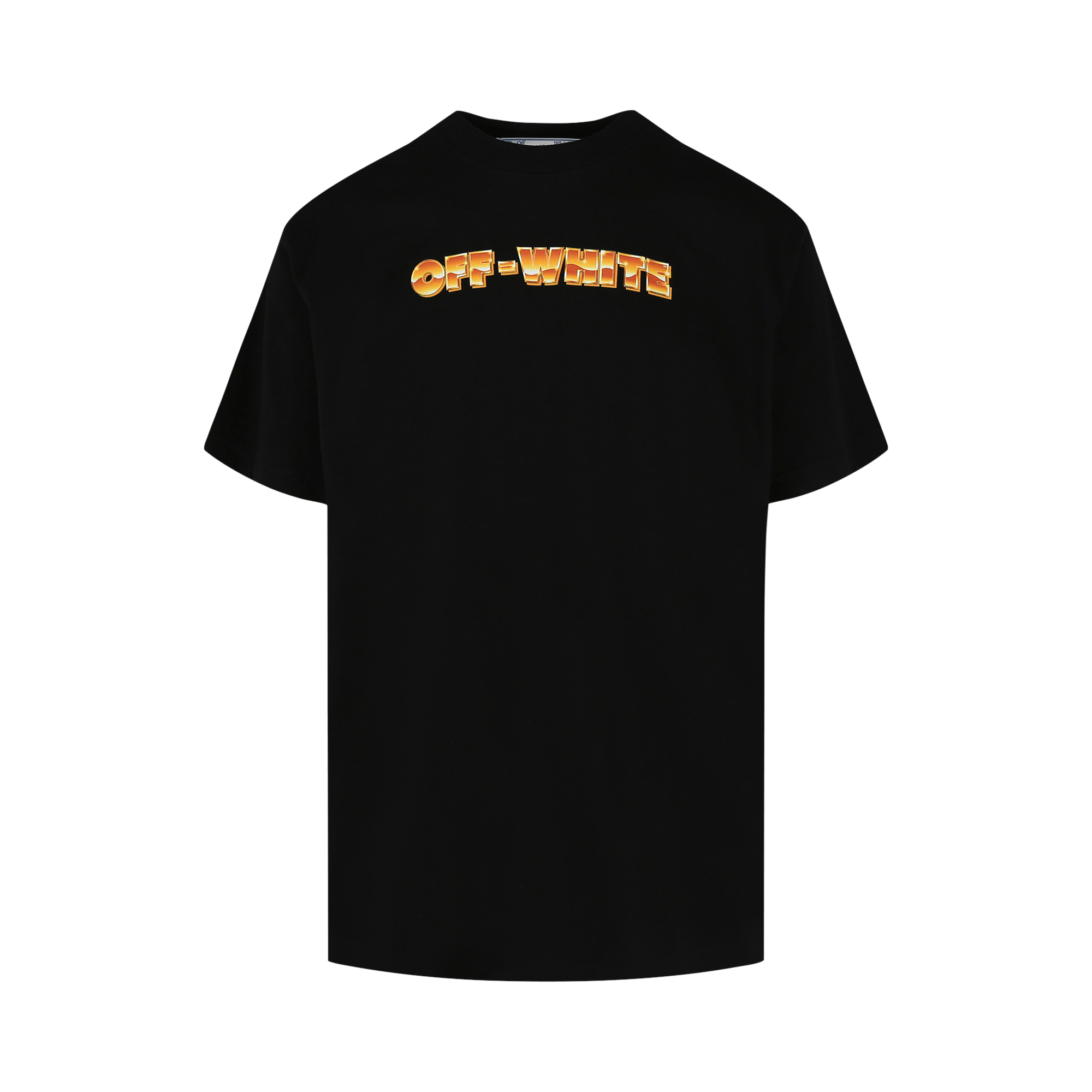 Off-White Arrows Print Crewneck Tee 'Black/Orange'