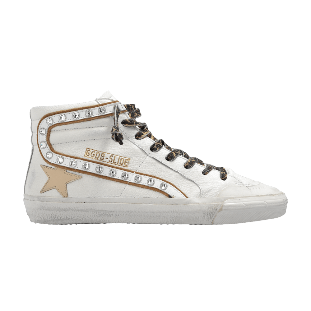 Golden Goose Wmns Slide Sneaker 'White Beige Platinum'