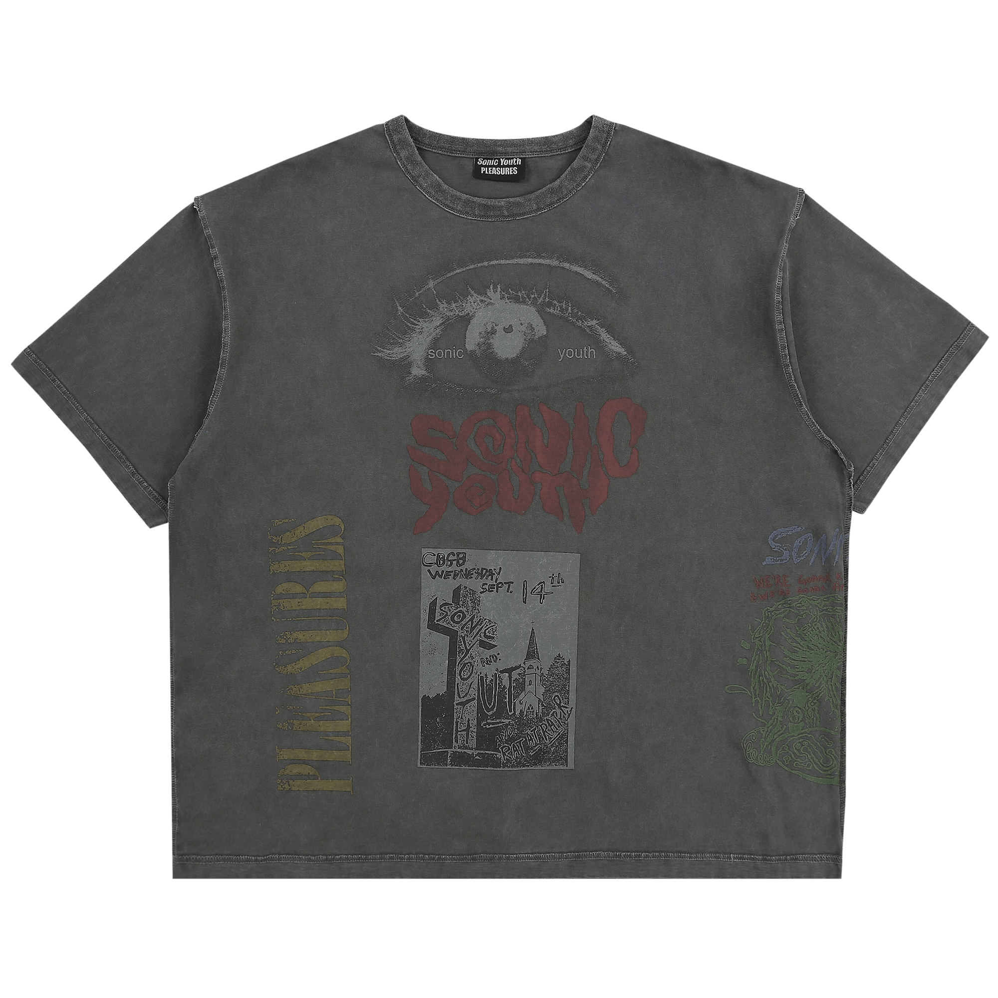 Pleasures Test Print Shirt 'Grey'
