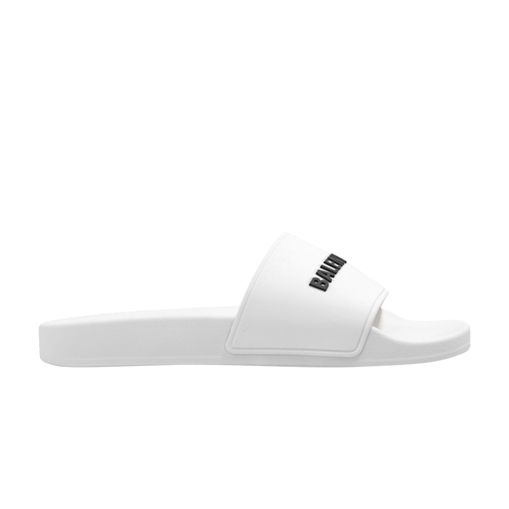 Balenciaga Wmns Pool Slides 'Eggshell'