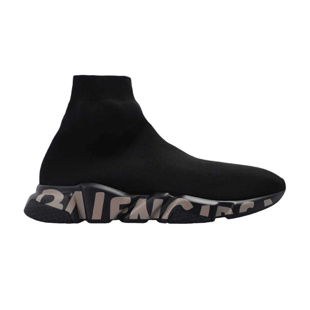 Balenciaga Speed Sneaker 'Midsole Graffiti - Black Dark Beige'