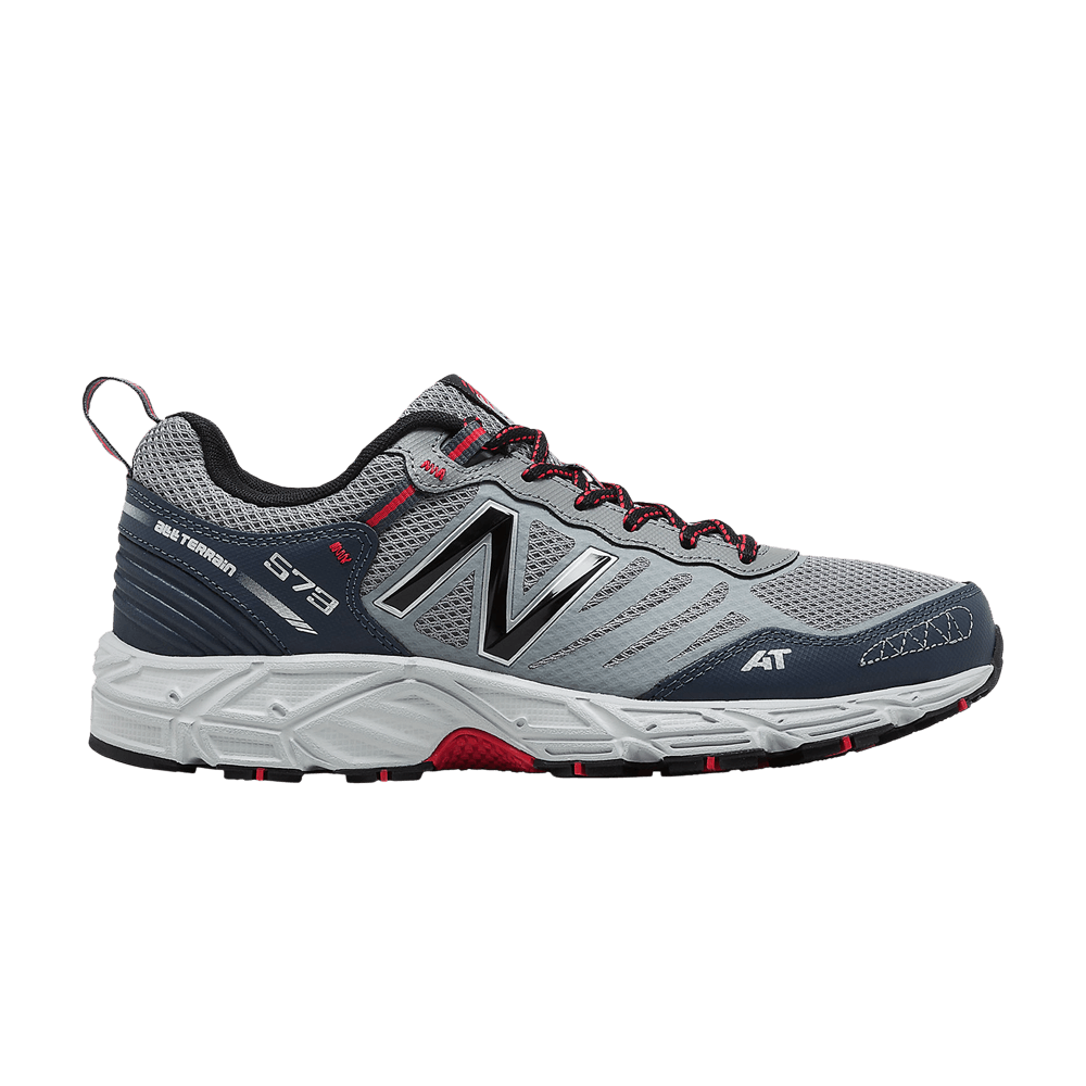 New Balance 573 Men\'s Trail Hiking Running Sneakers Grey Size 13‎ 4E Mens New Balance 573 Dark Gray All Terrain Shoes Size 12 4E  main image 4