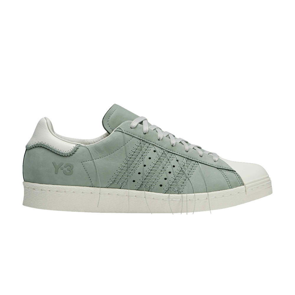 adidas gazelle silver green womens Y-3 Superstar Sneakers - Core White/Talc/Black main image 1