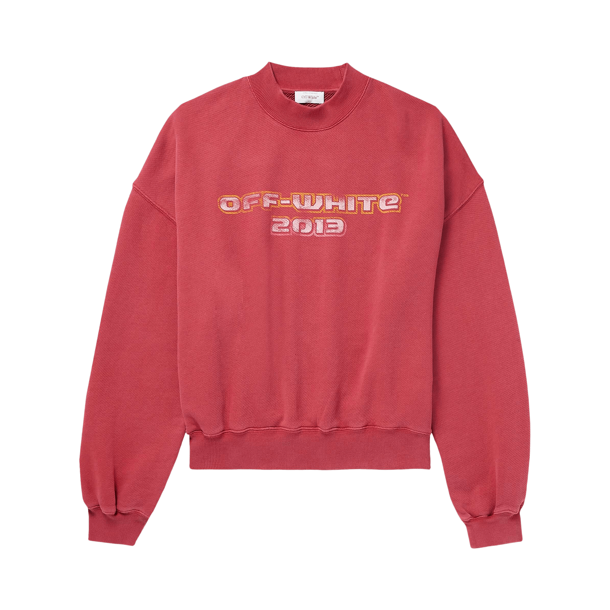Off-White Digit Bacchus Over Crewneck 'Rio Red/Multicolor'