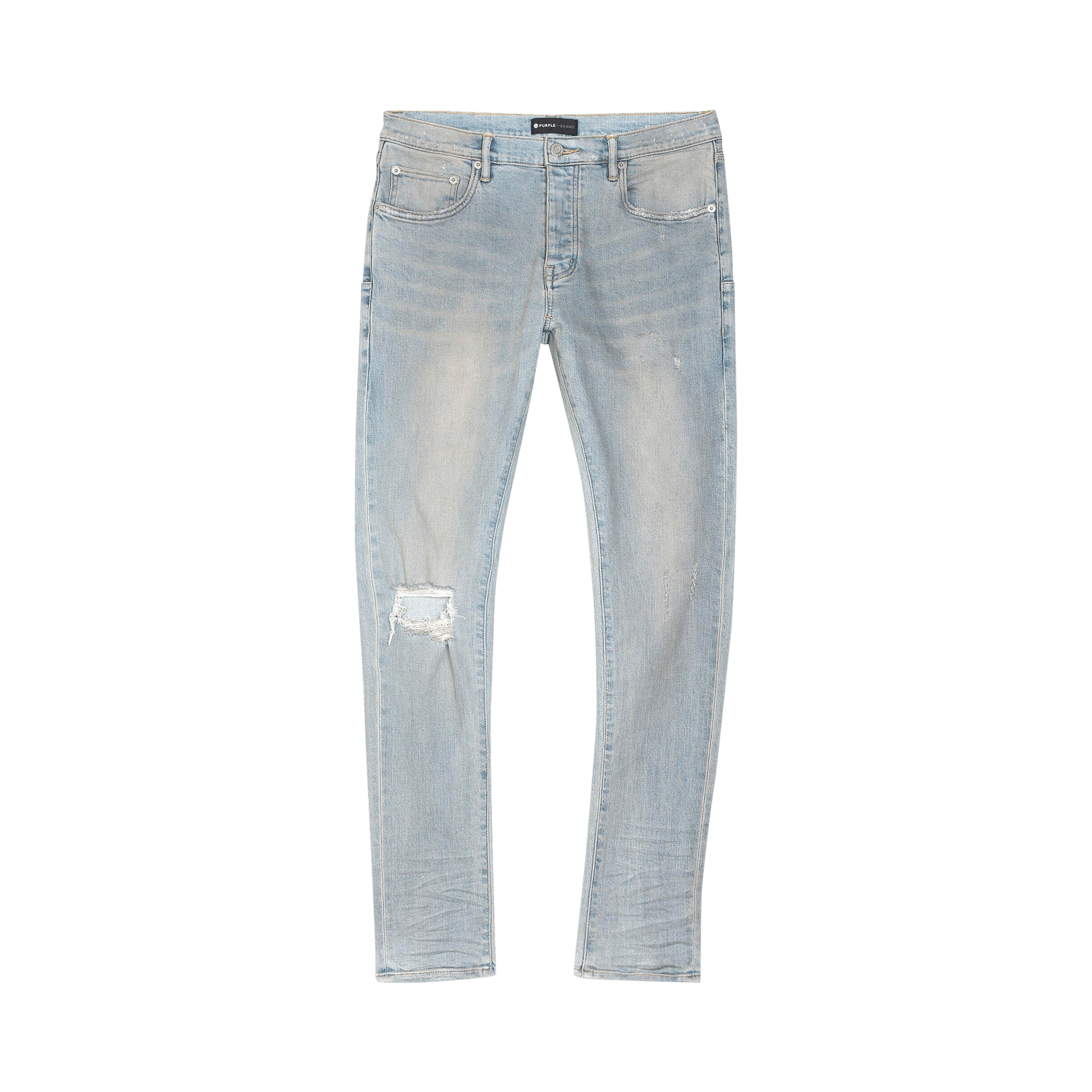 PURPLE BRAND Low Rise Skinny Jean 'Light Dirty Wax'