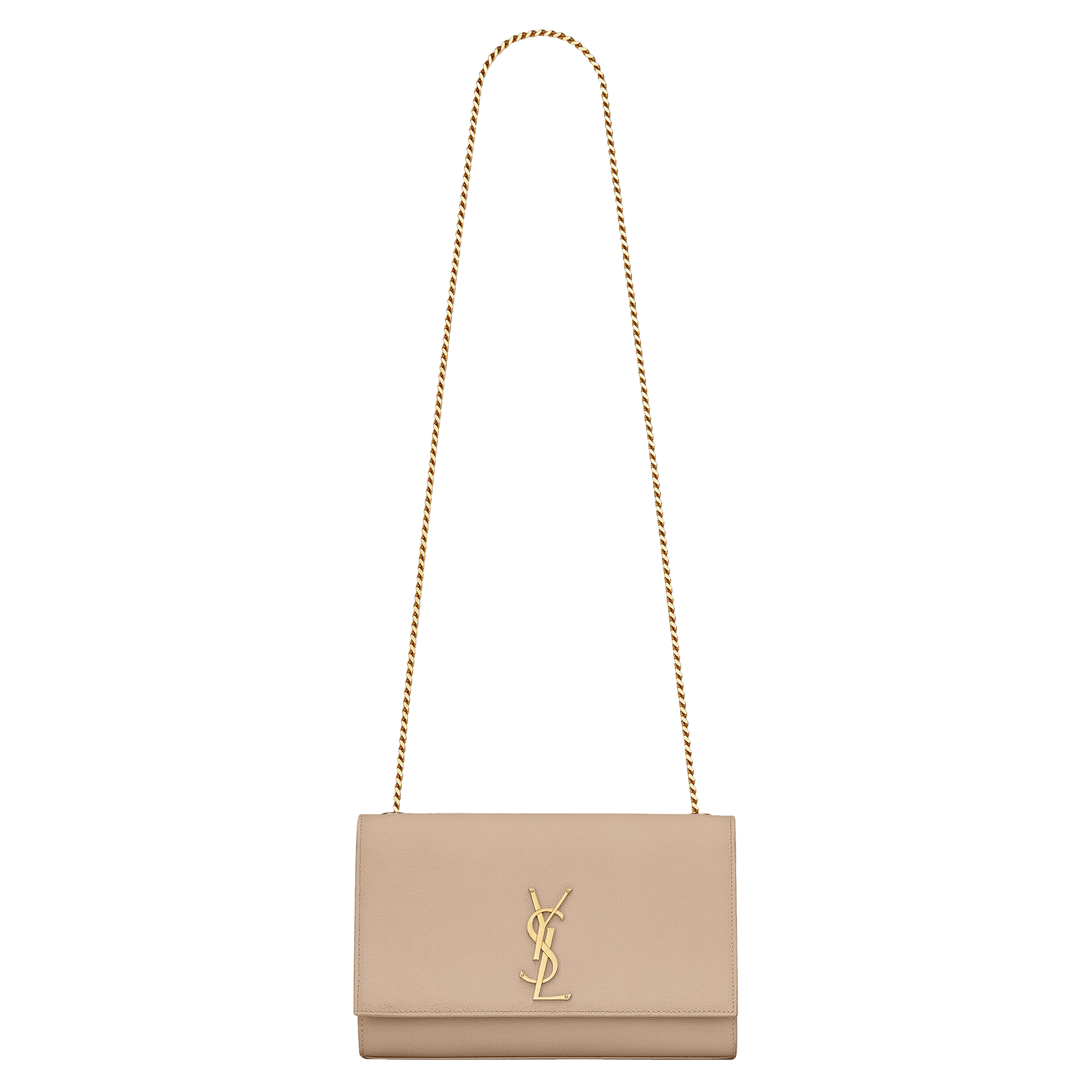 Saint Laurent Kate Medium Chain Bag 'Dark Beige'