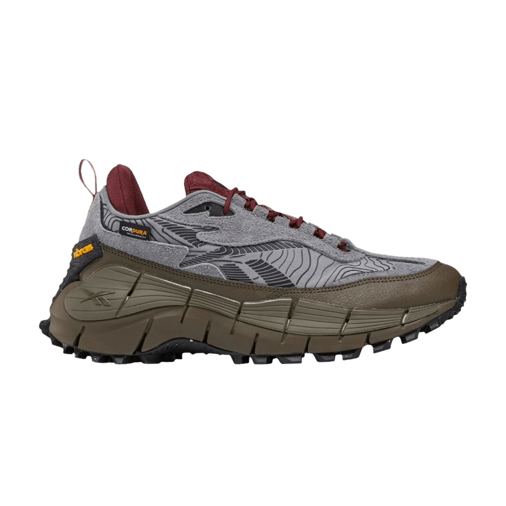 Reebok Zig Kinetica 2.5 Edge 'Grey Burgundy'