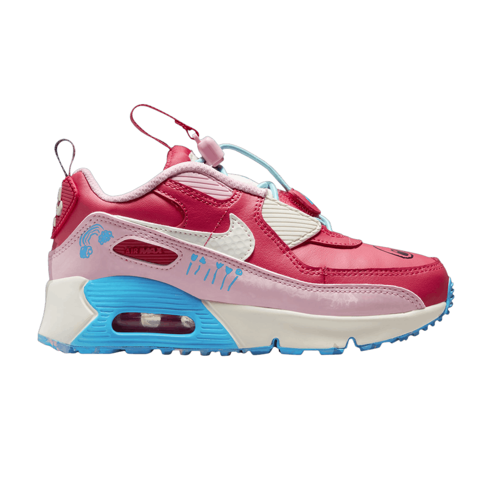 Nike Air Max 90 Toggle SE PS 'Light Fusion Red Blue Lightning'