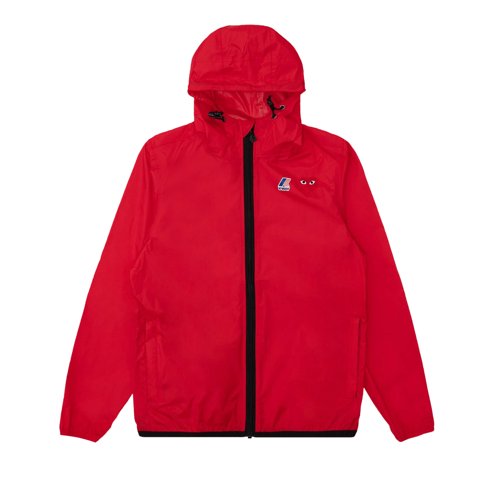 Comme des Garçons PLAY x K-Way Hoodie Full Zip 'Red'