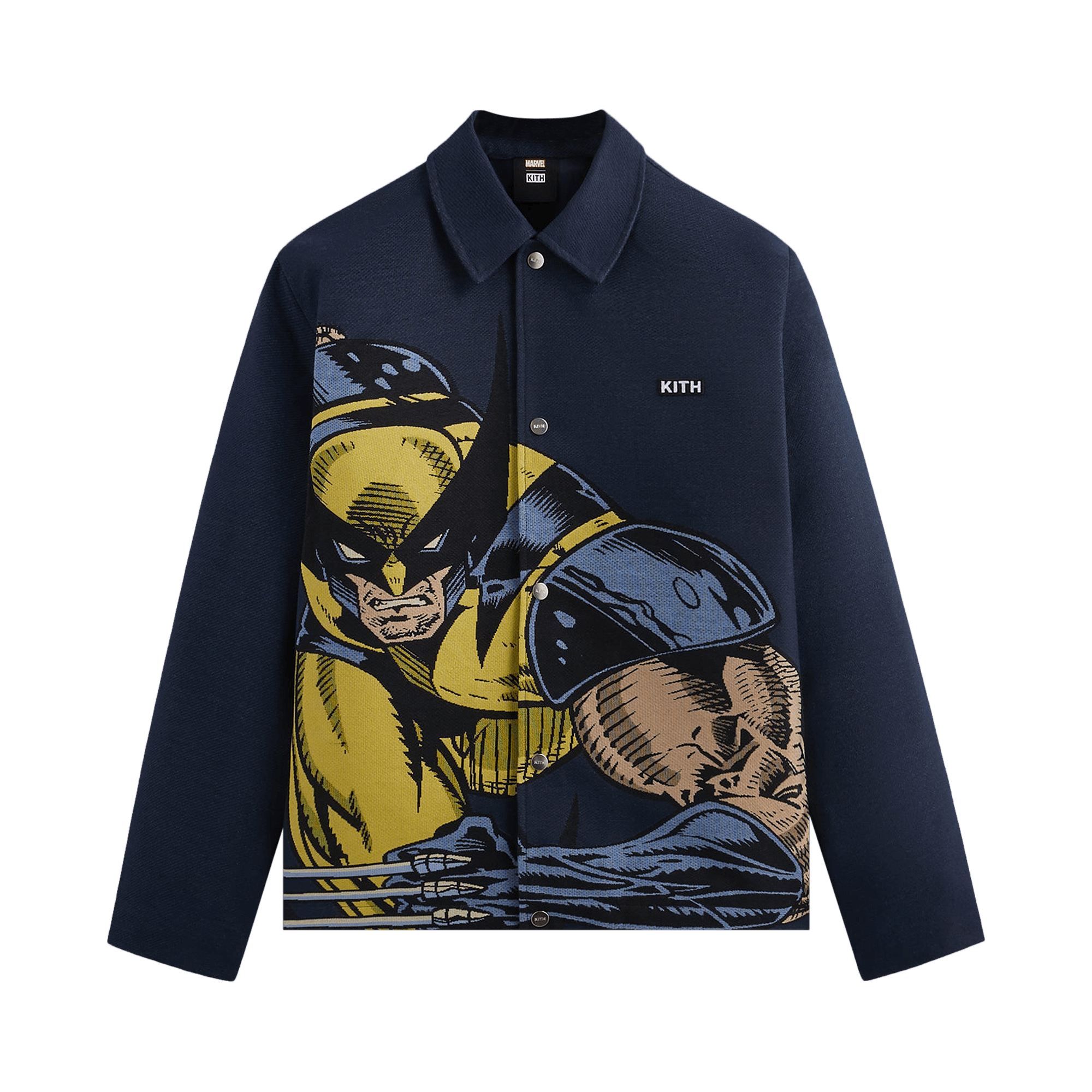 Kith For X-Men Wolverine Tapestry Coaches Jacket 'Nocturnal'