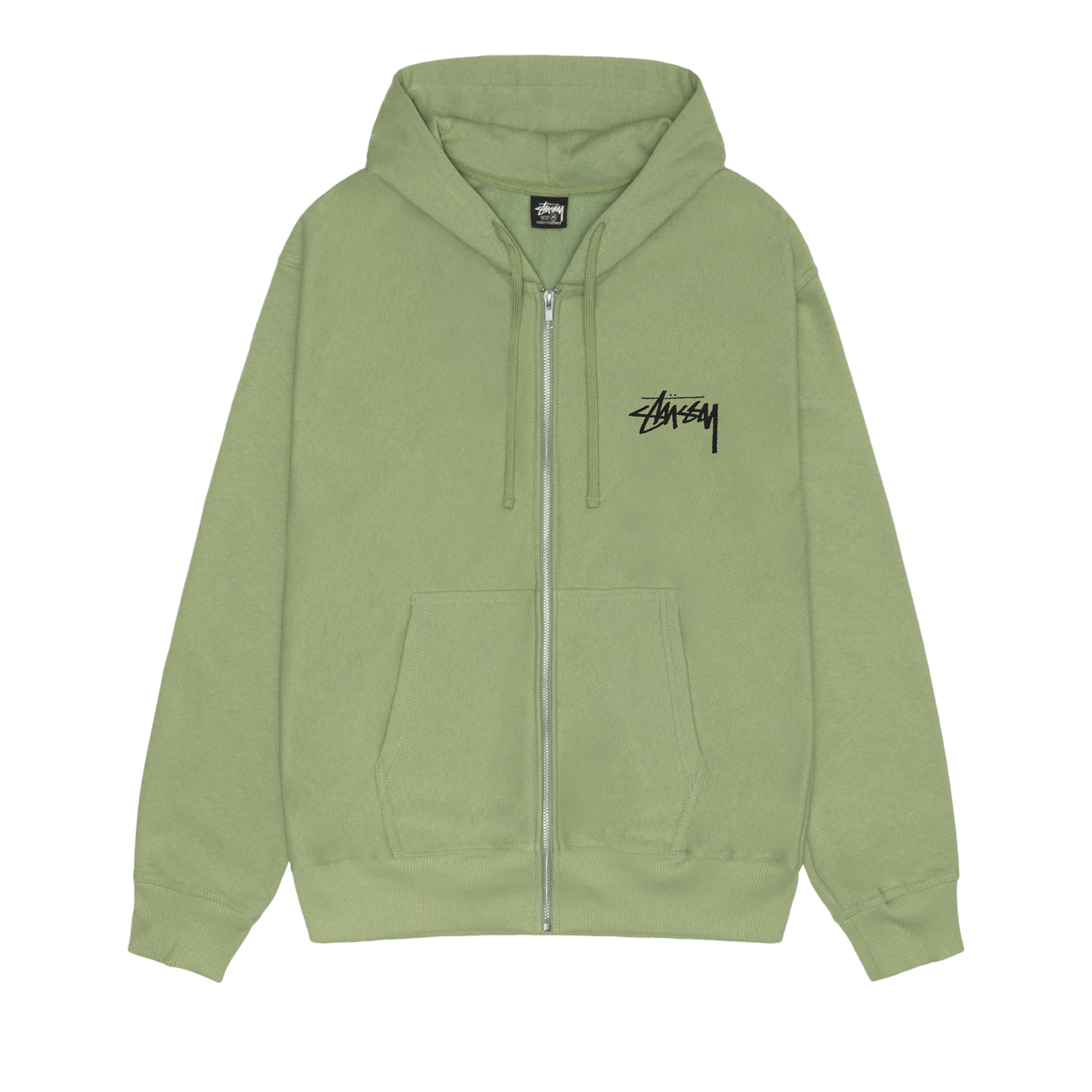 Stussy Skate Tough Zip Hoodie 'Moss'