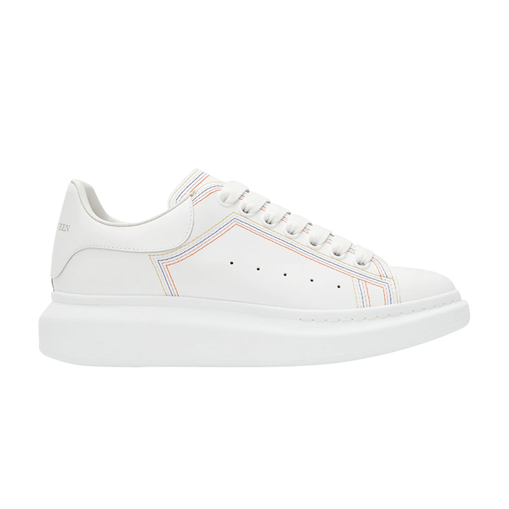 Alexander McQueen Oversized Sneaker 'Embroidered - White Multi-Color'