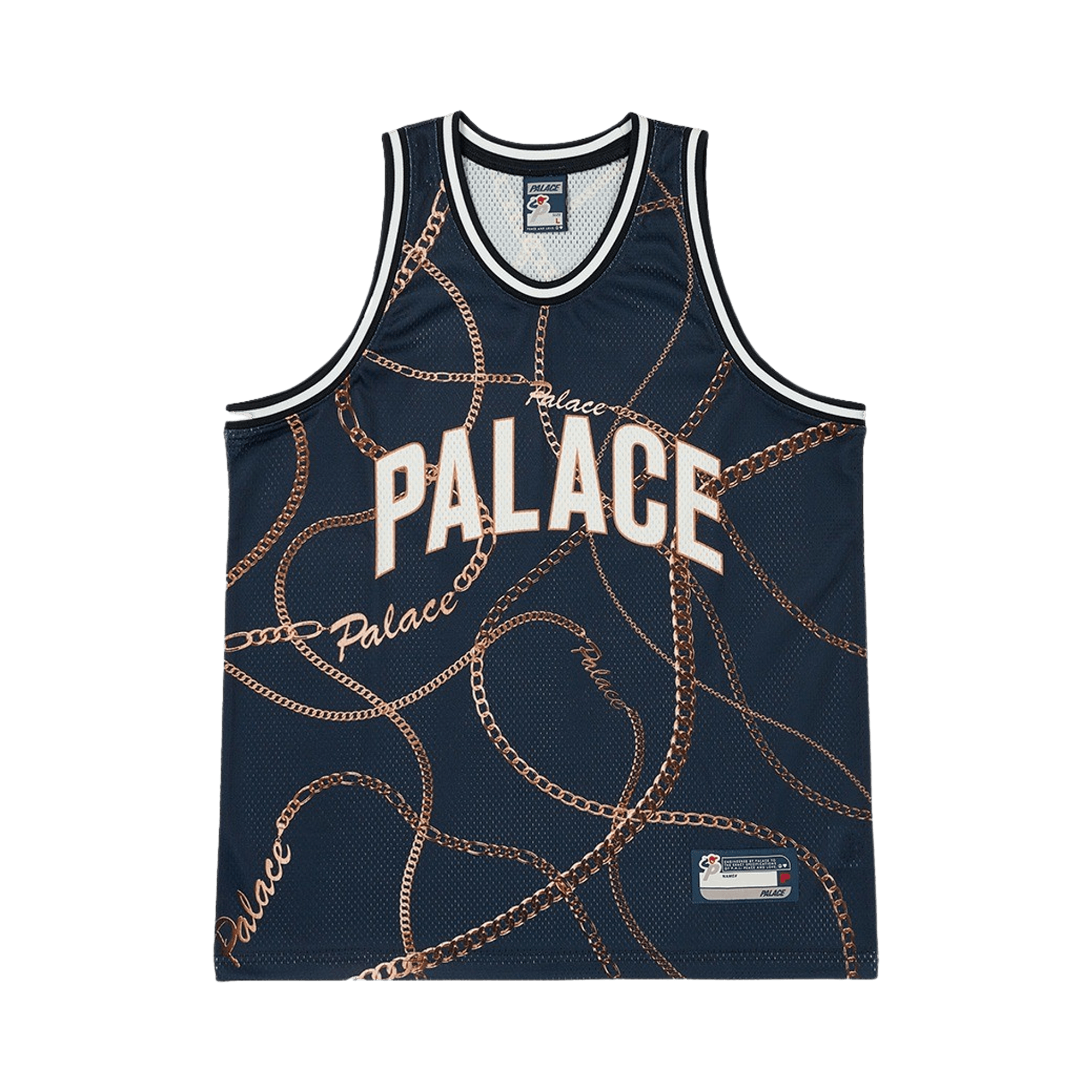 Palace Chain Basketball Vest 'Navy'