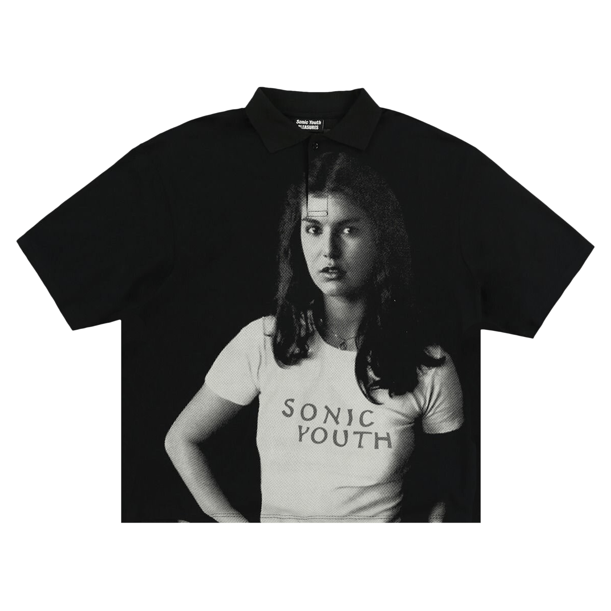 Pleasures Funky Donkey Boxy Polo 'Black'