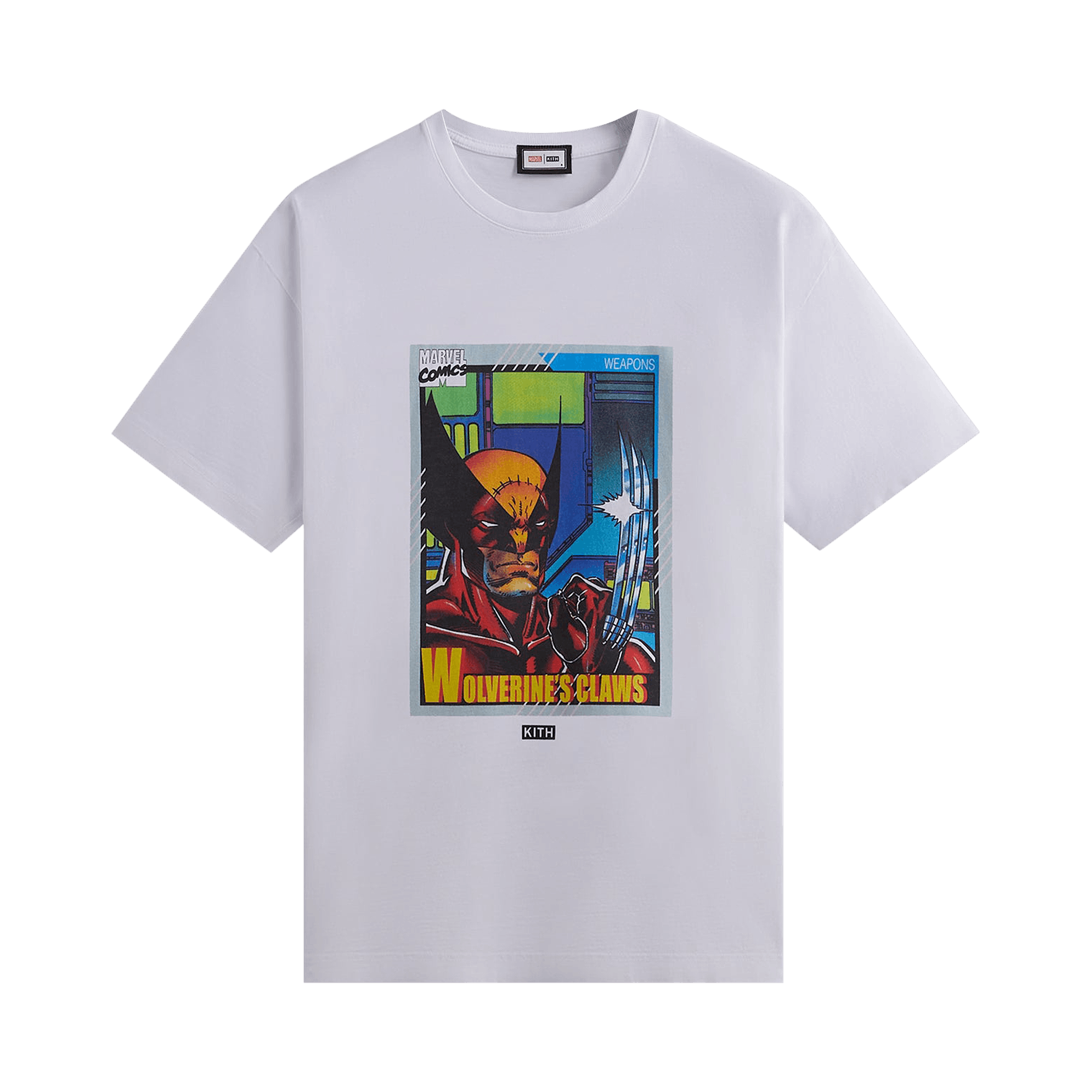 Kith For X-Men Wolverine Card Vintage Tee 'White'