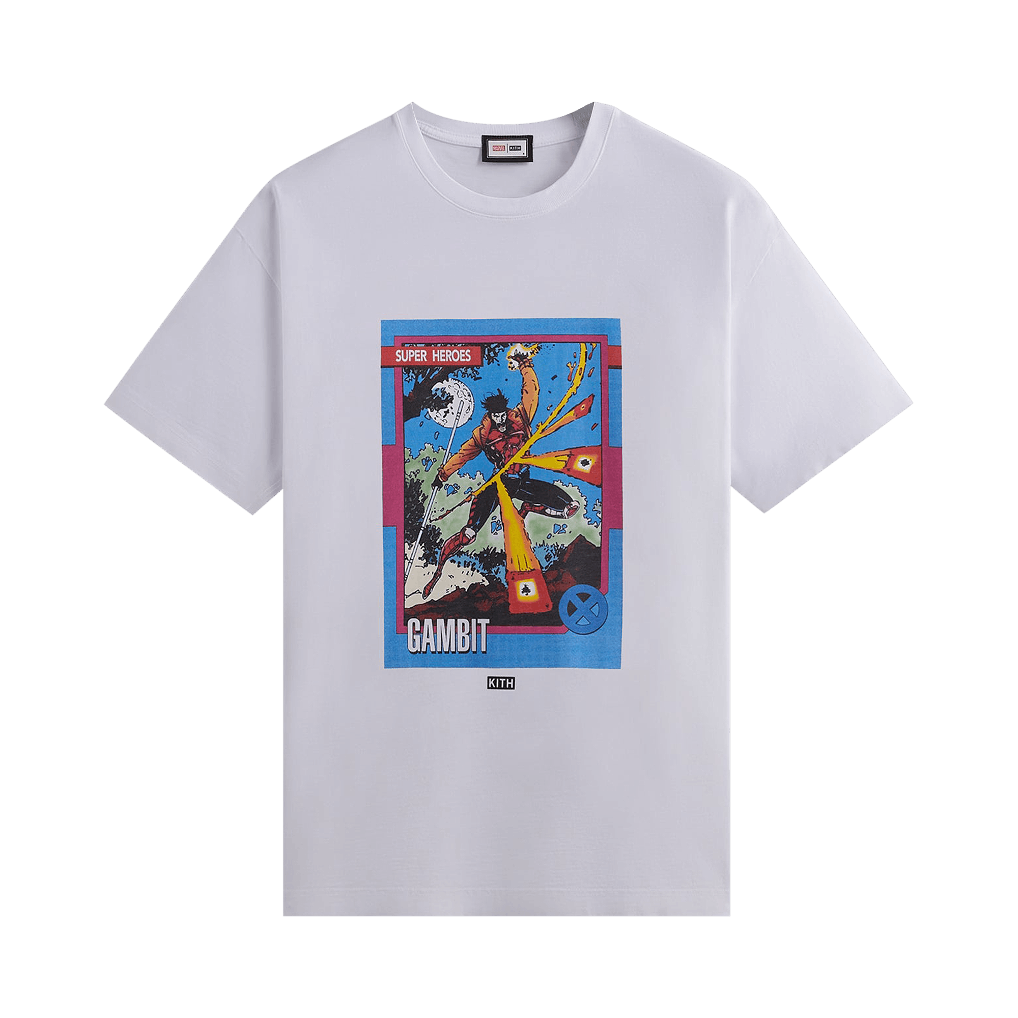 Kith For X-Men Gambit Card Vintage Tee 'White'
